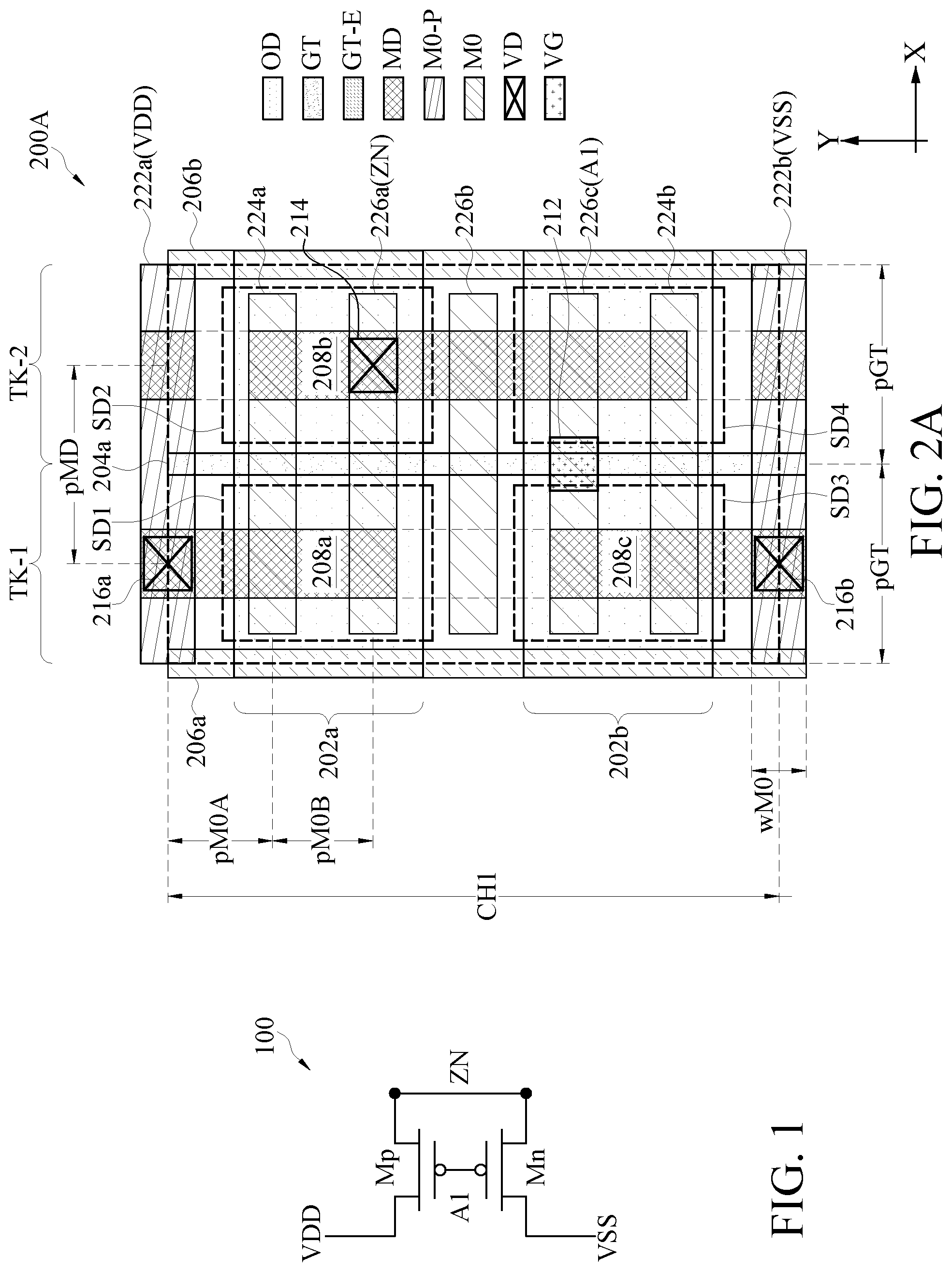 Patent US11784179 Figure 1 – Structure and method of power supply routing in semiconductor device