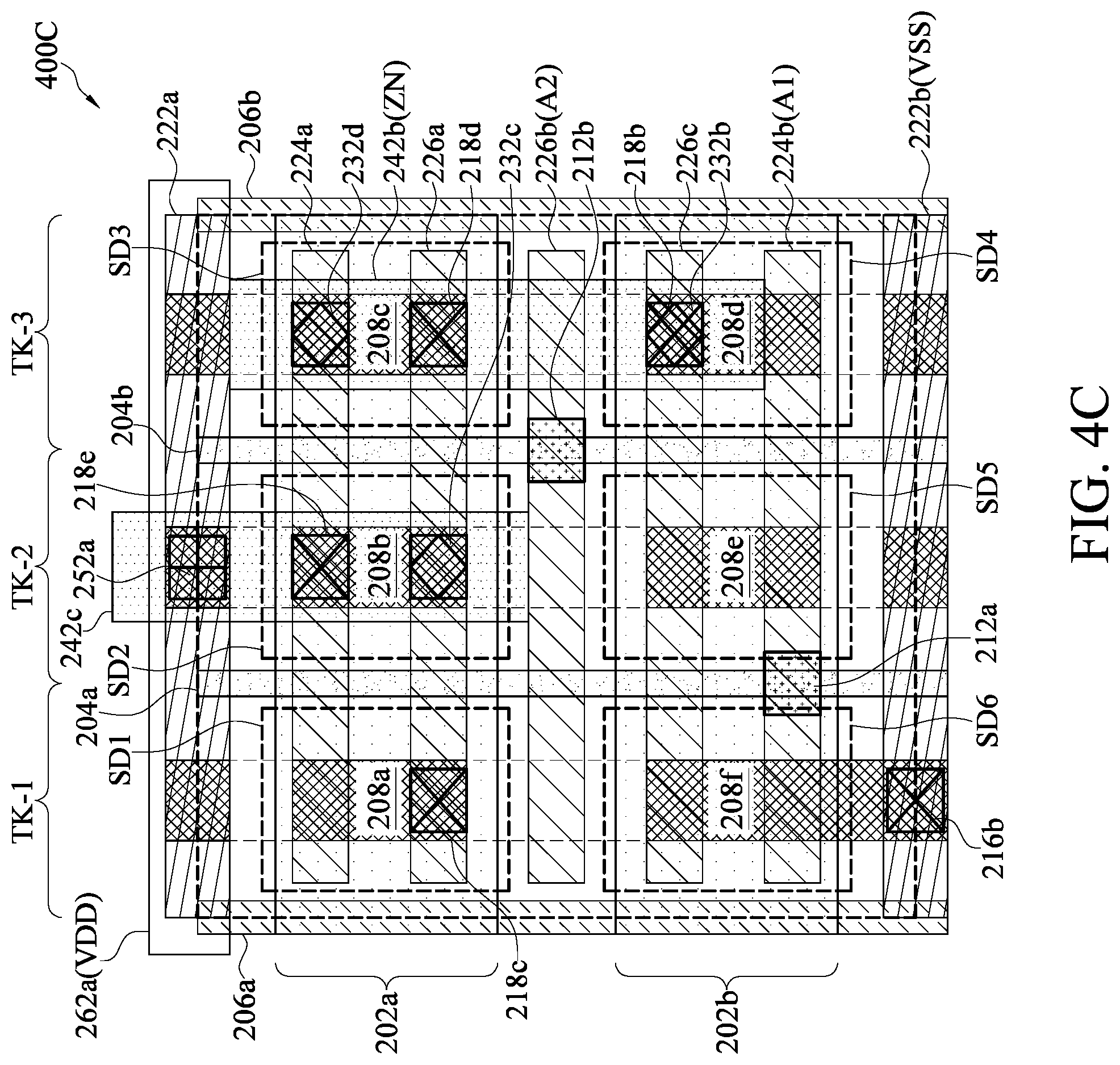 Patent US11784179 Figure 10 – Structure and method of power supply routing in semiconductor device