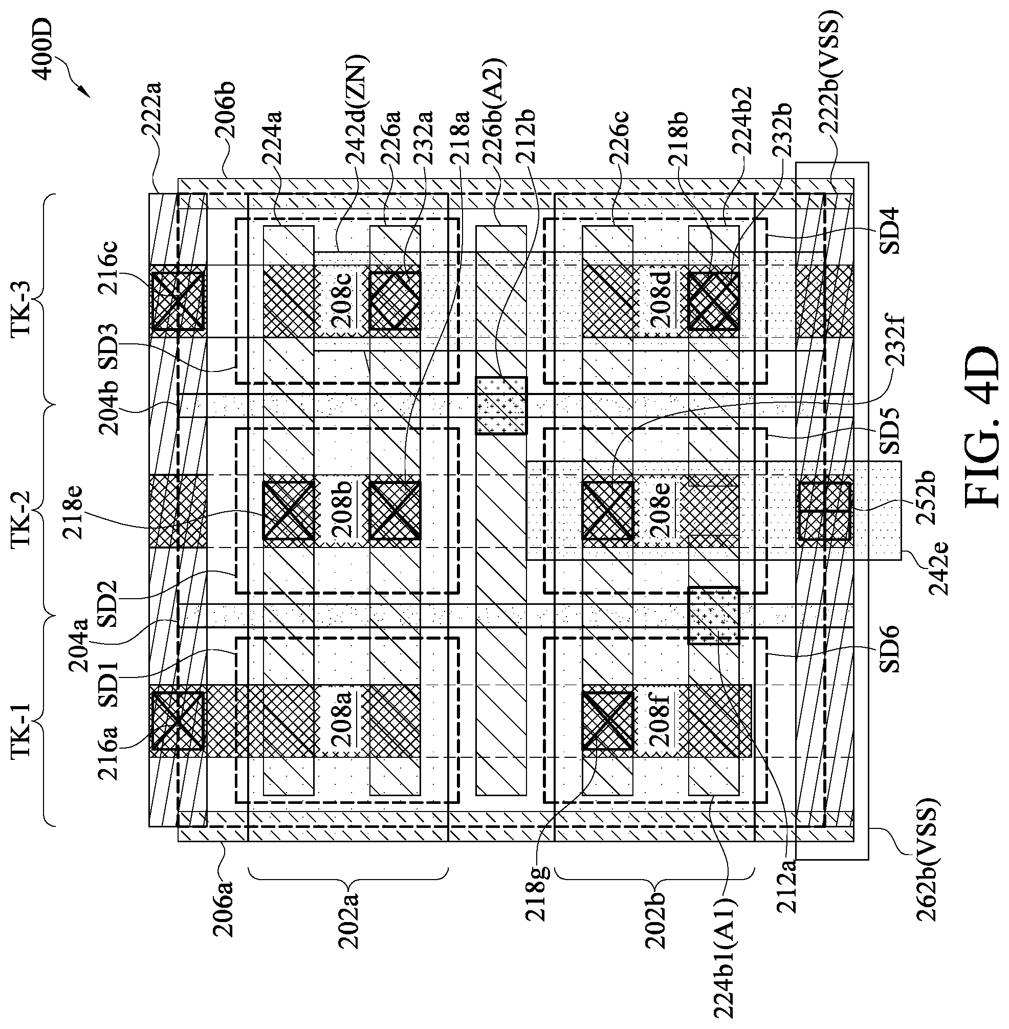 Patent US11784179 Figure 11 – Structure and method of power supply routing in semiconductor device