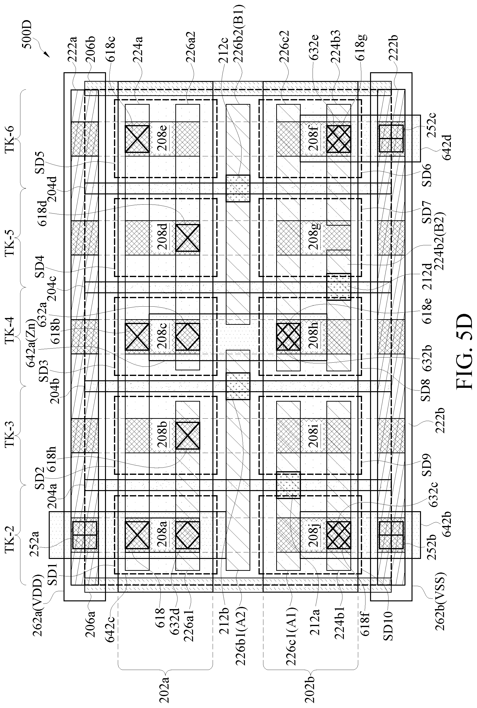 Patent US11784179 Figure 18 – Structure and method of power supply routing in semiconductor device
