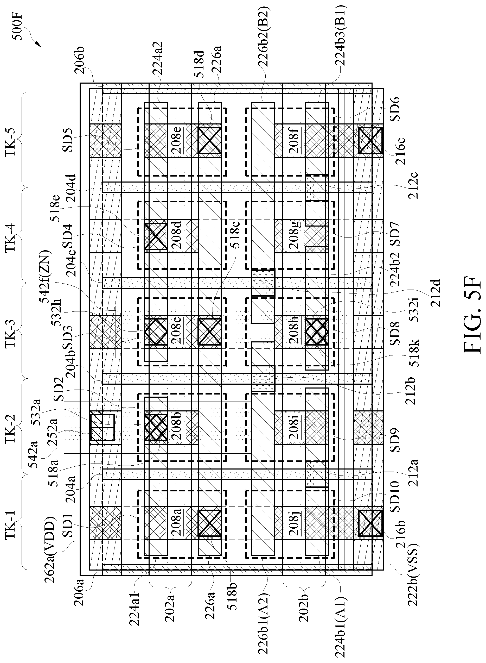 Patent US11784179 Figure 20 – Structure and method of power supply routing in semiconductor device