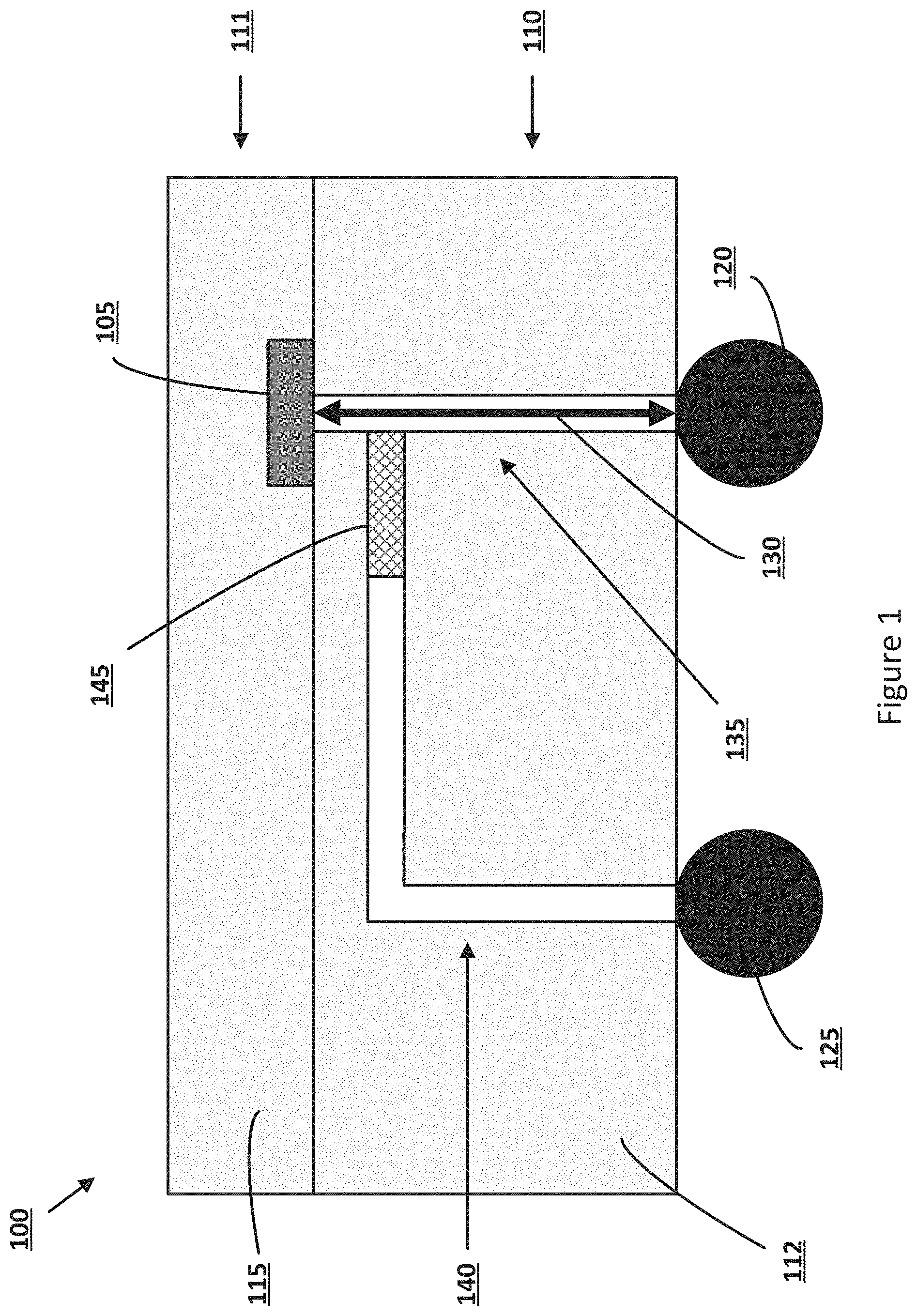 Patent US11784181 Figure 1 – Die backend diodes for electrostatic discharge (ESD) protection