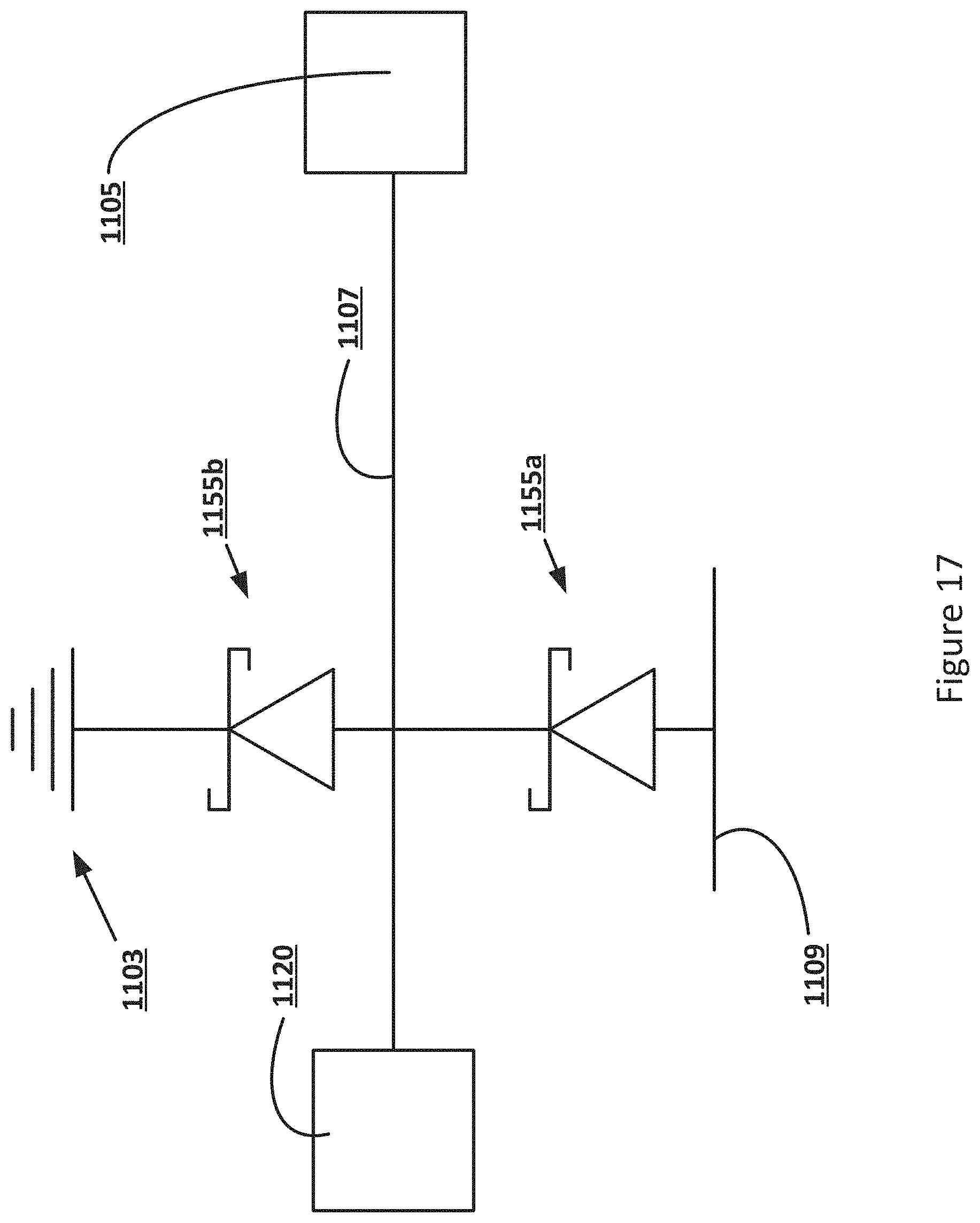 Patent US11784181 Figure 17 – Die backend diodes for electrostatic discharge (ESD) protection