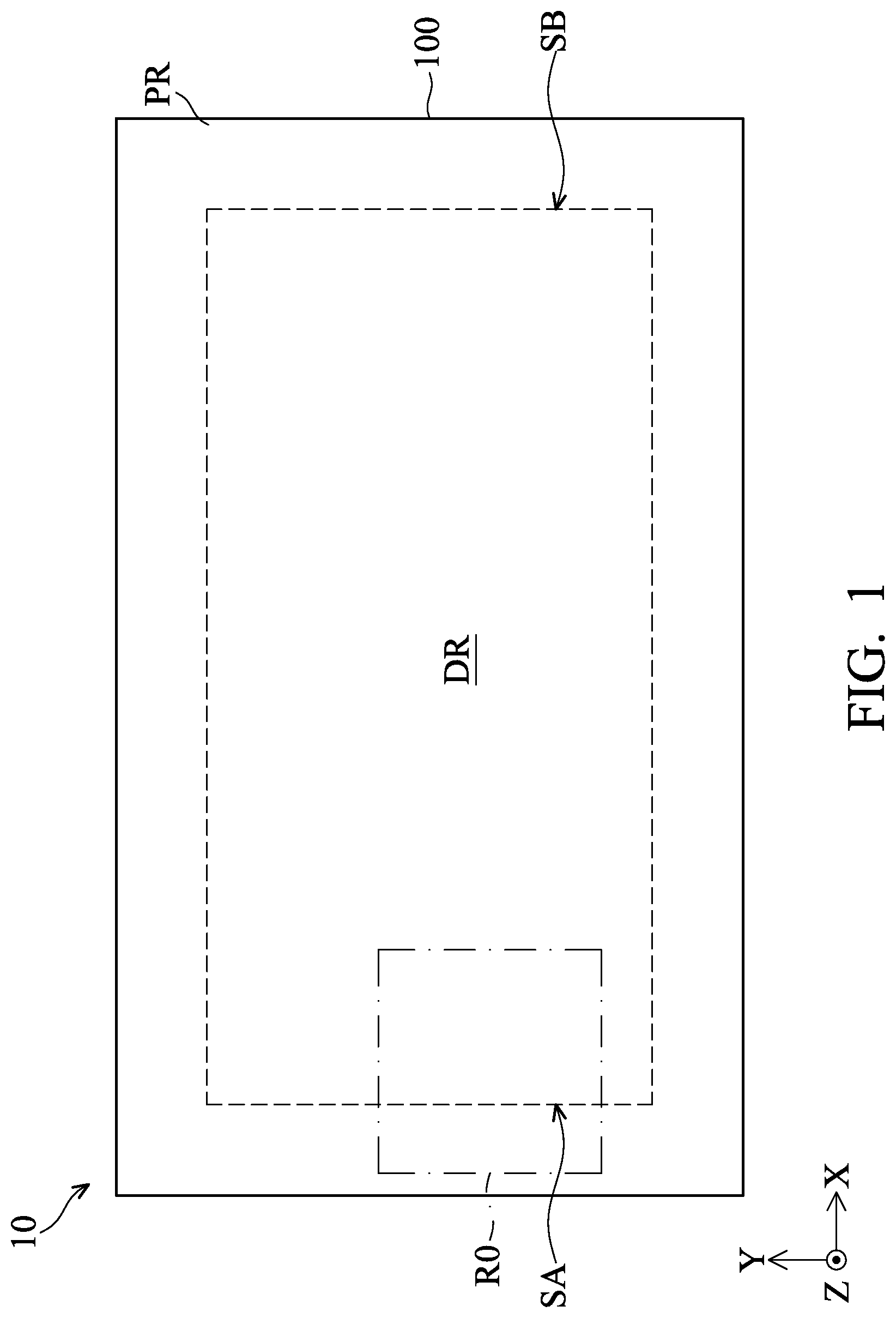 Patent US11784182 Figure 1 – Electronic device