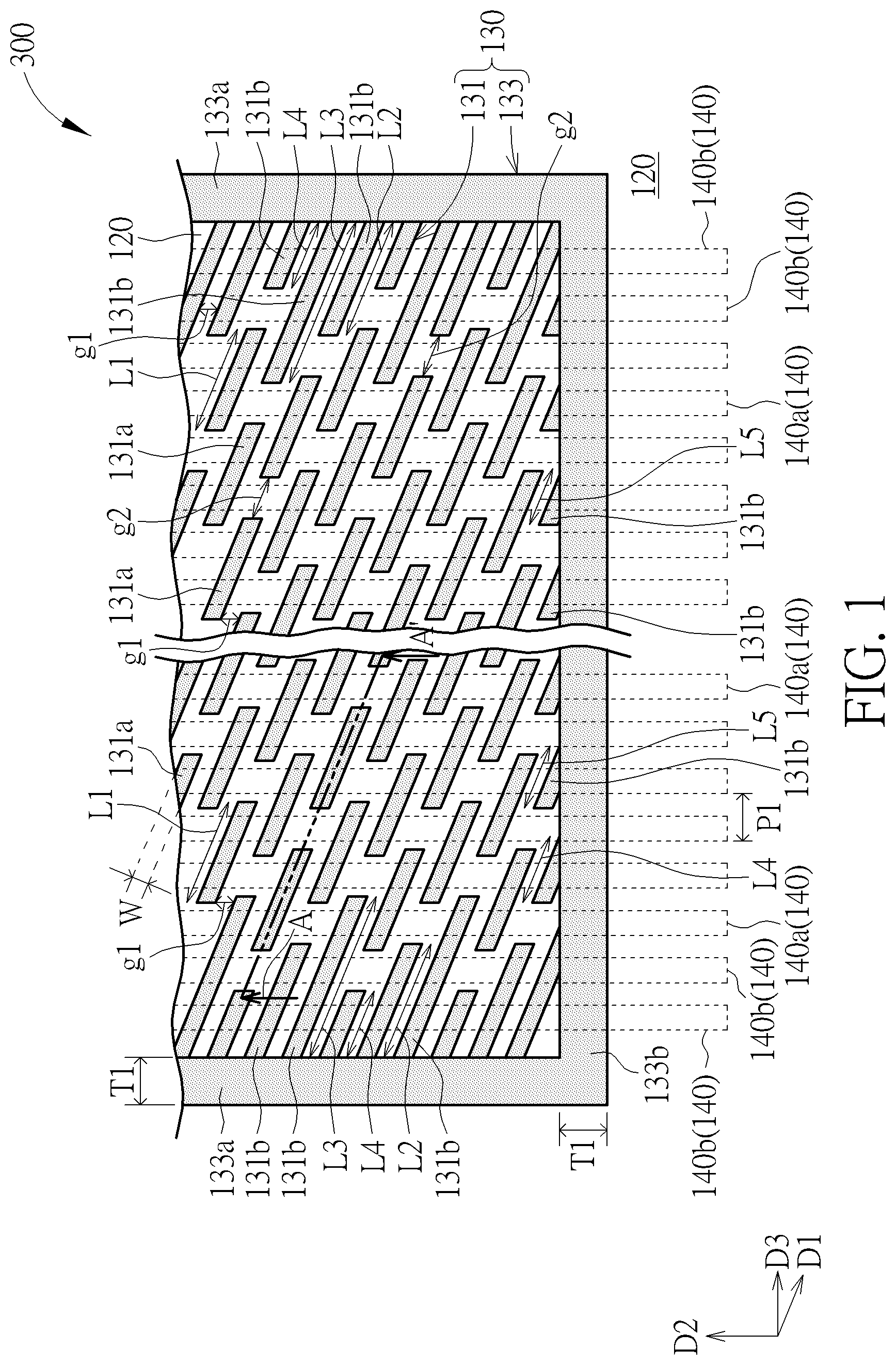 Patent US11784184 — Semiconductor memory device — Figure 1