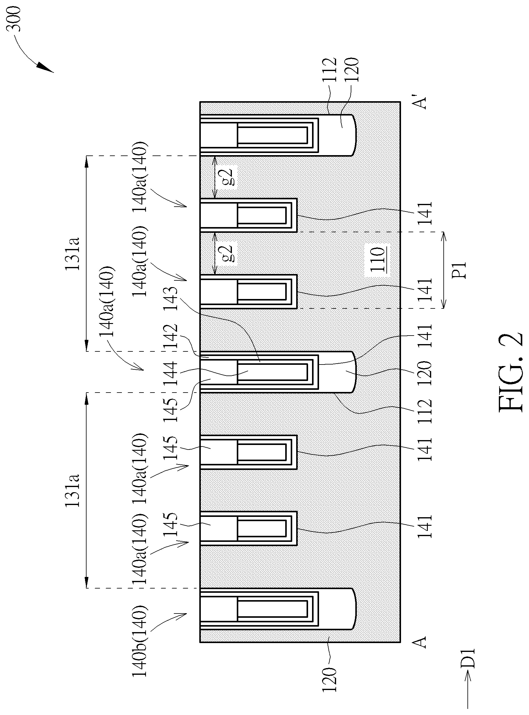 Patent US11784184 Figure 2 – Semiconductor memory device