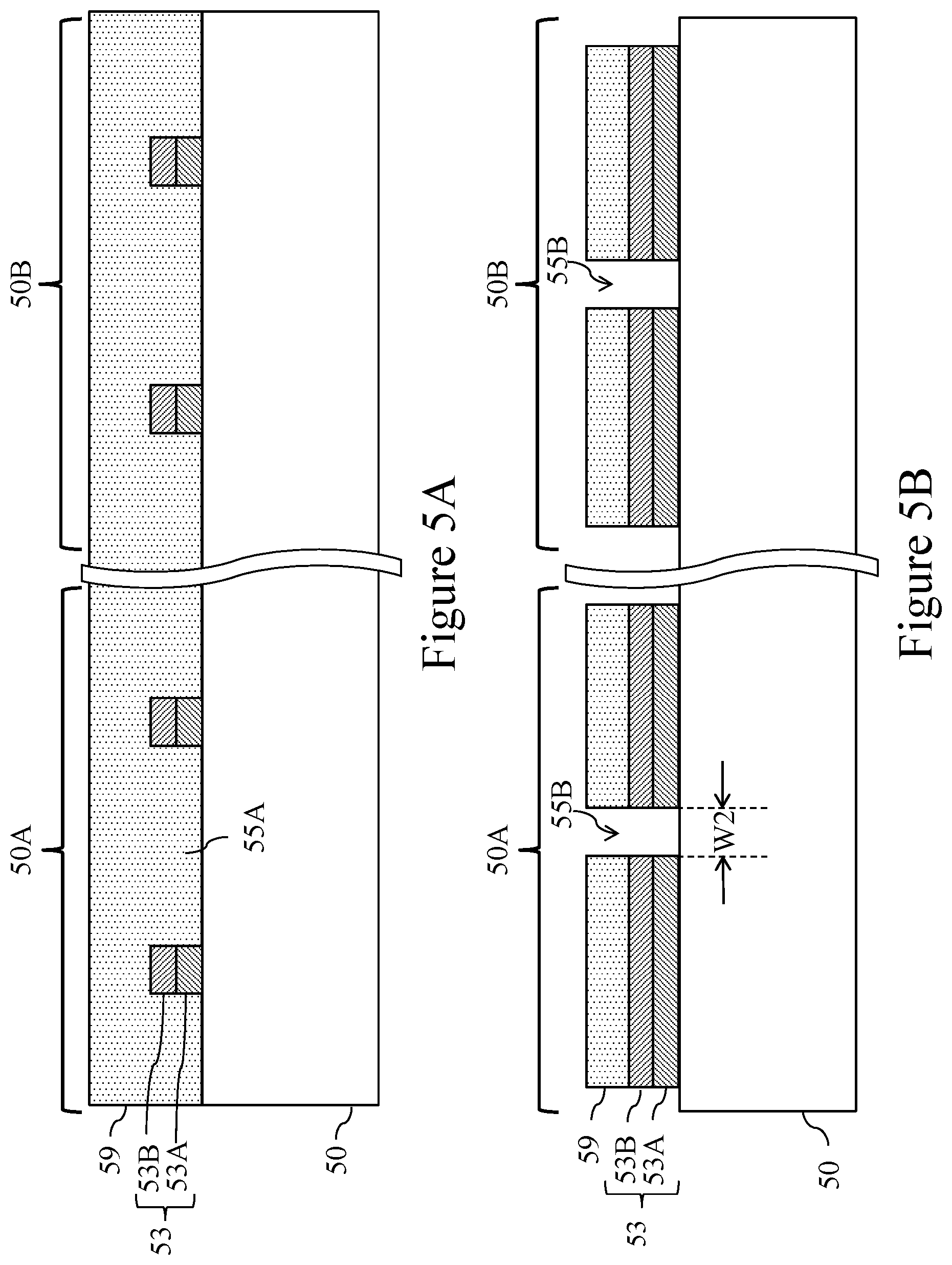 Patent US11784185 Figure 5 – Source/drain regions in fin field effect transistors (FinFETs) and methods of forming same