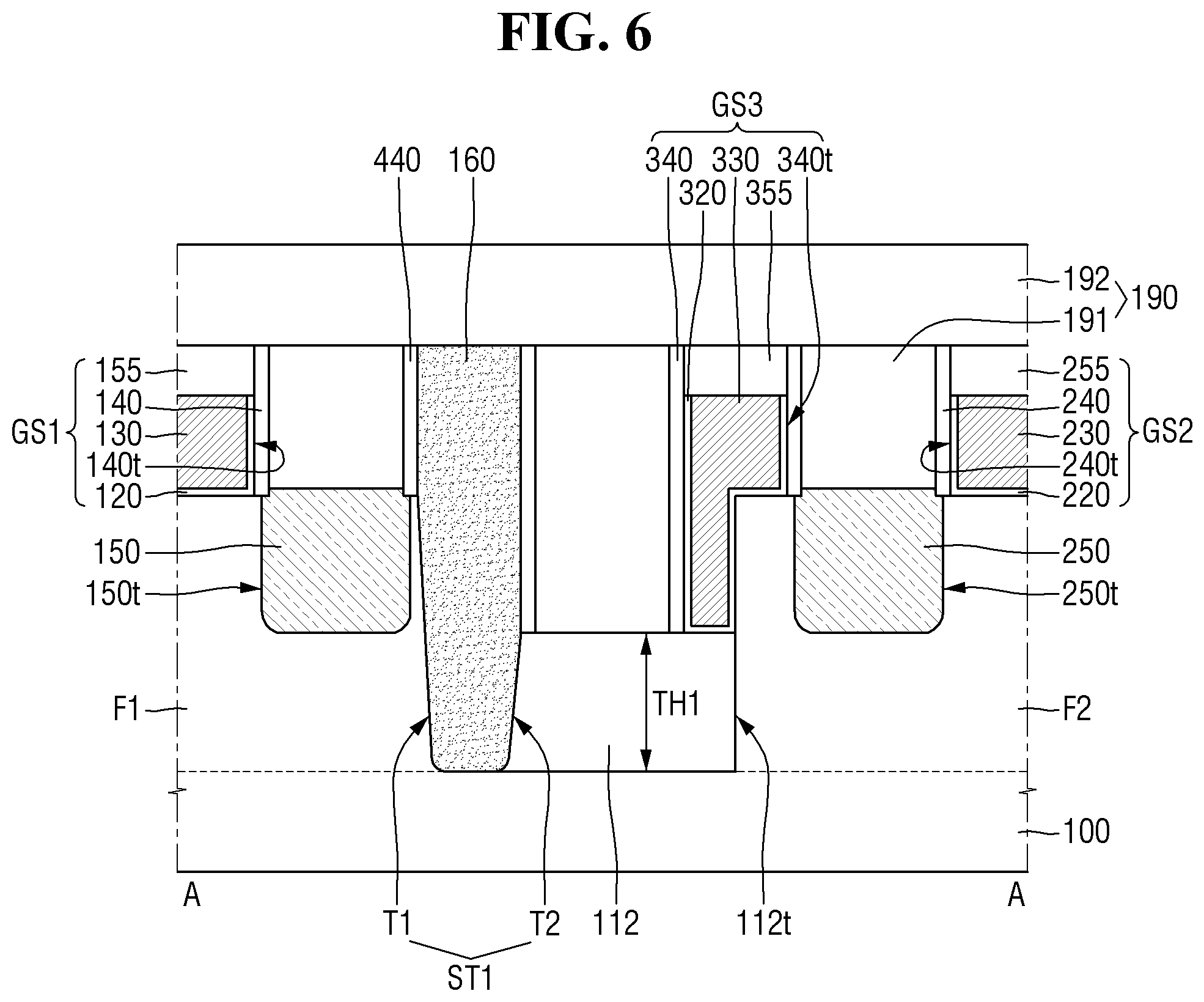 Patent US11784186 Figure 6 – Semiconductor device and method for fabricating the same