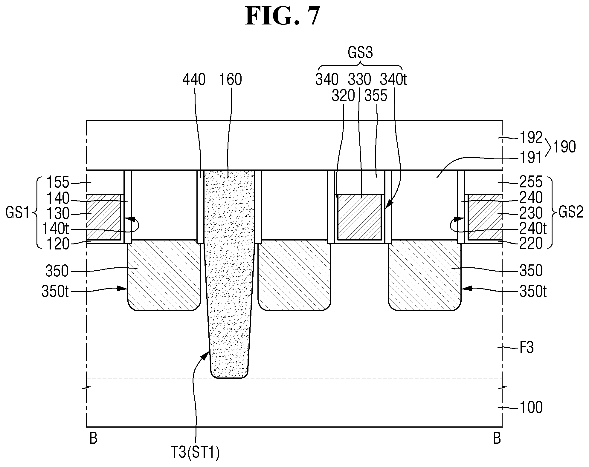 Patent US11784186 Figure 7 – Semiconductor device and method for fabricating the same