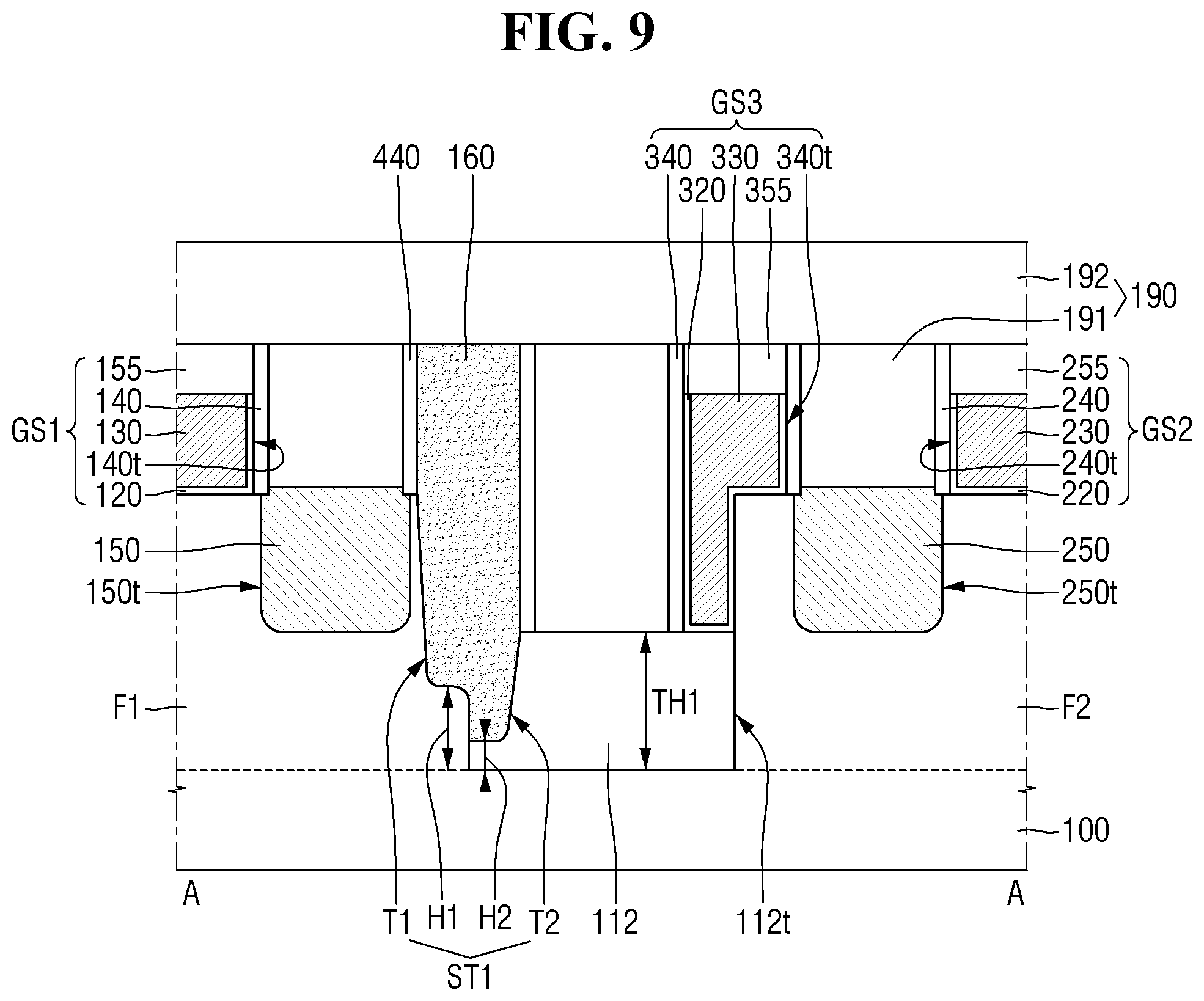 Patent US11784186 Figure 9 – Semiconductor device and method for fabricating the same