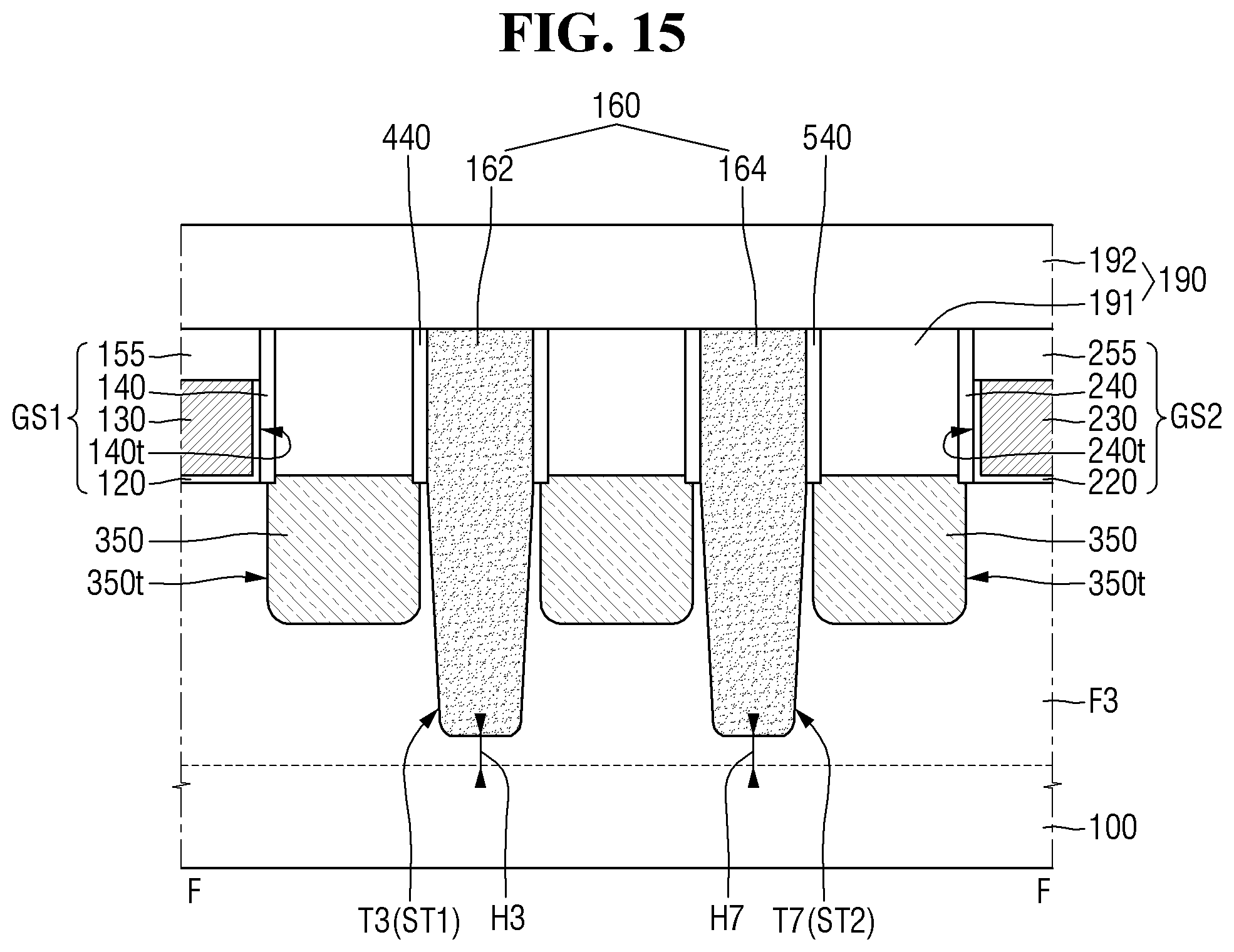 Patent US11784186 Figure 15 – Semiconductor device and method for fabricating the same