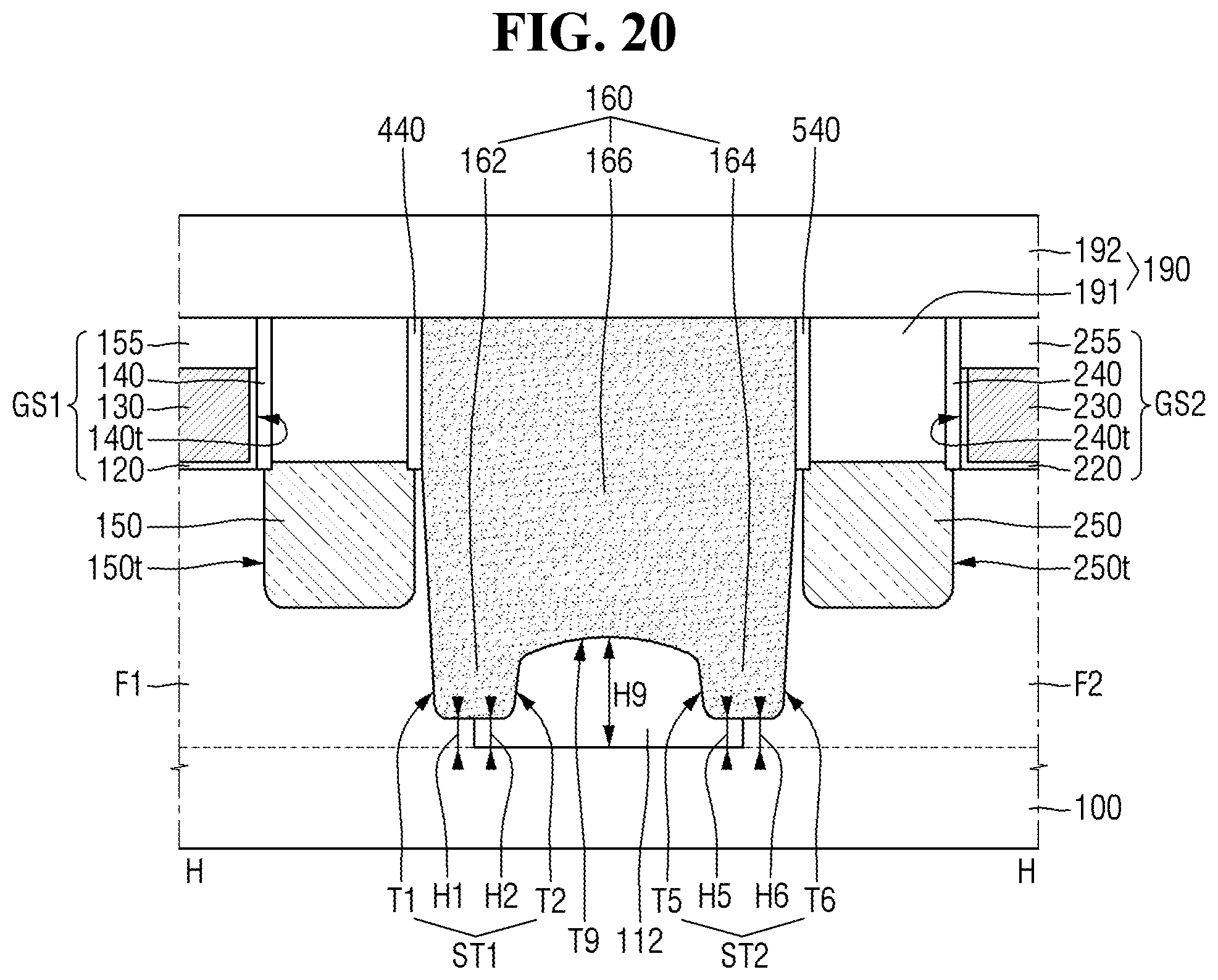 Patent US11784186 Figure 20 – Semiconductor device and method for fabricating the same