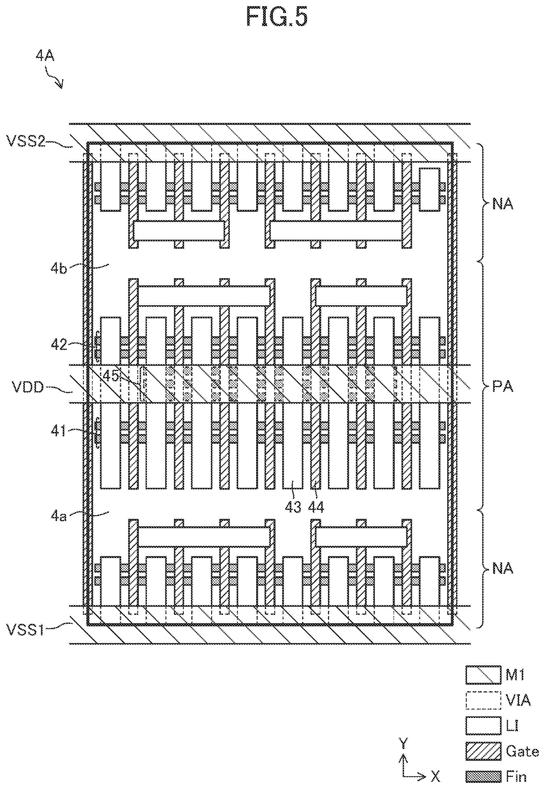 Patent US11784188 Figure 5 – Semiconductor integrated circuit device