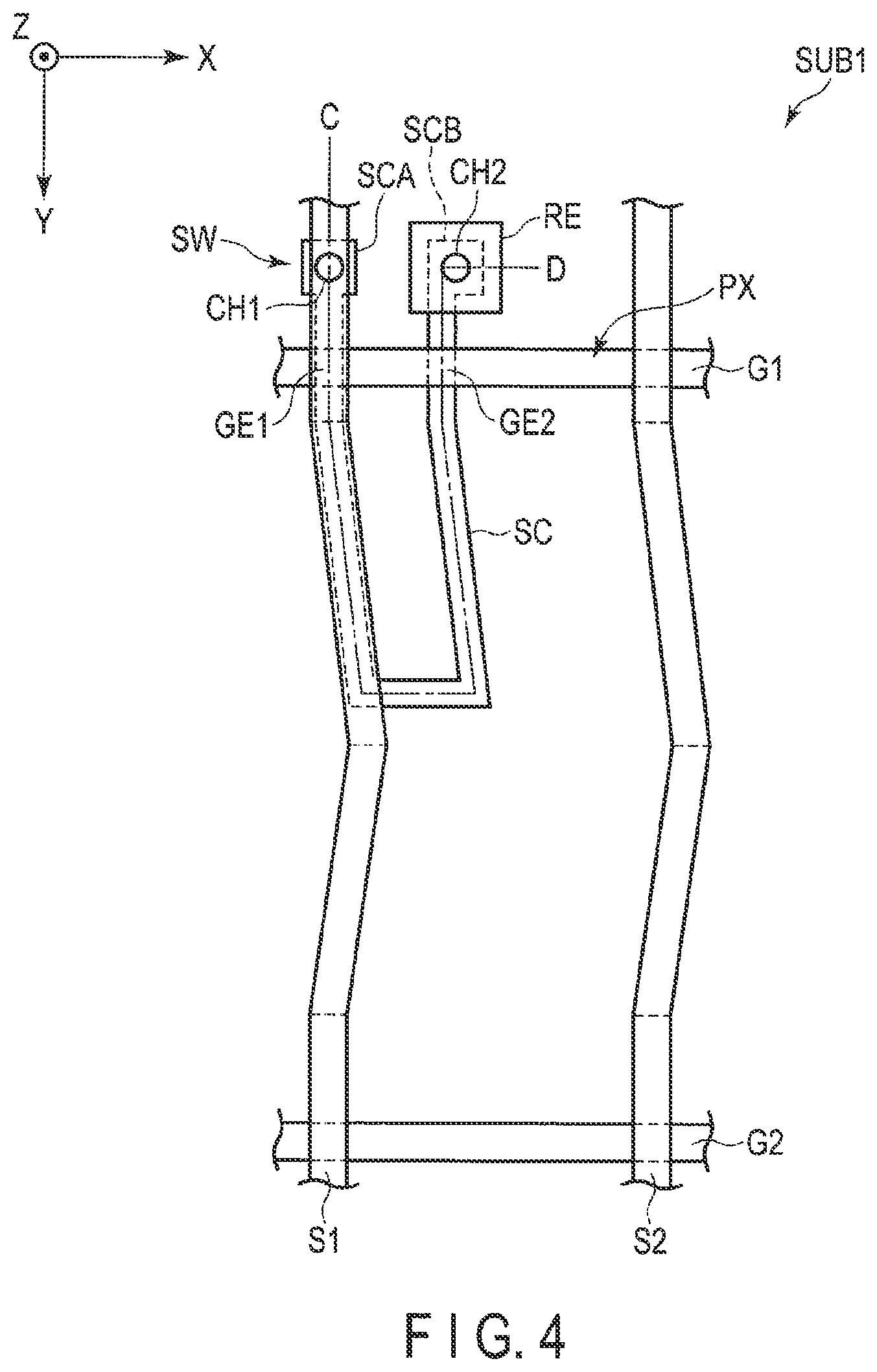 Patent US11784193 Figure 4 – Display device