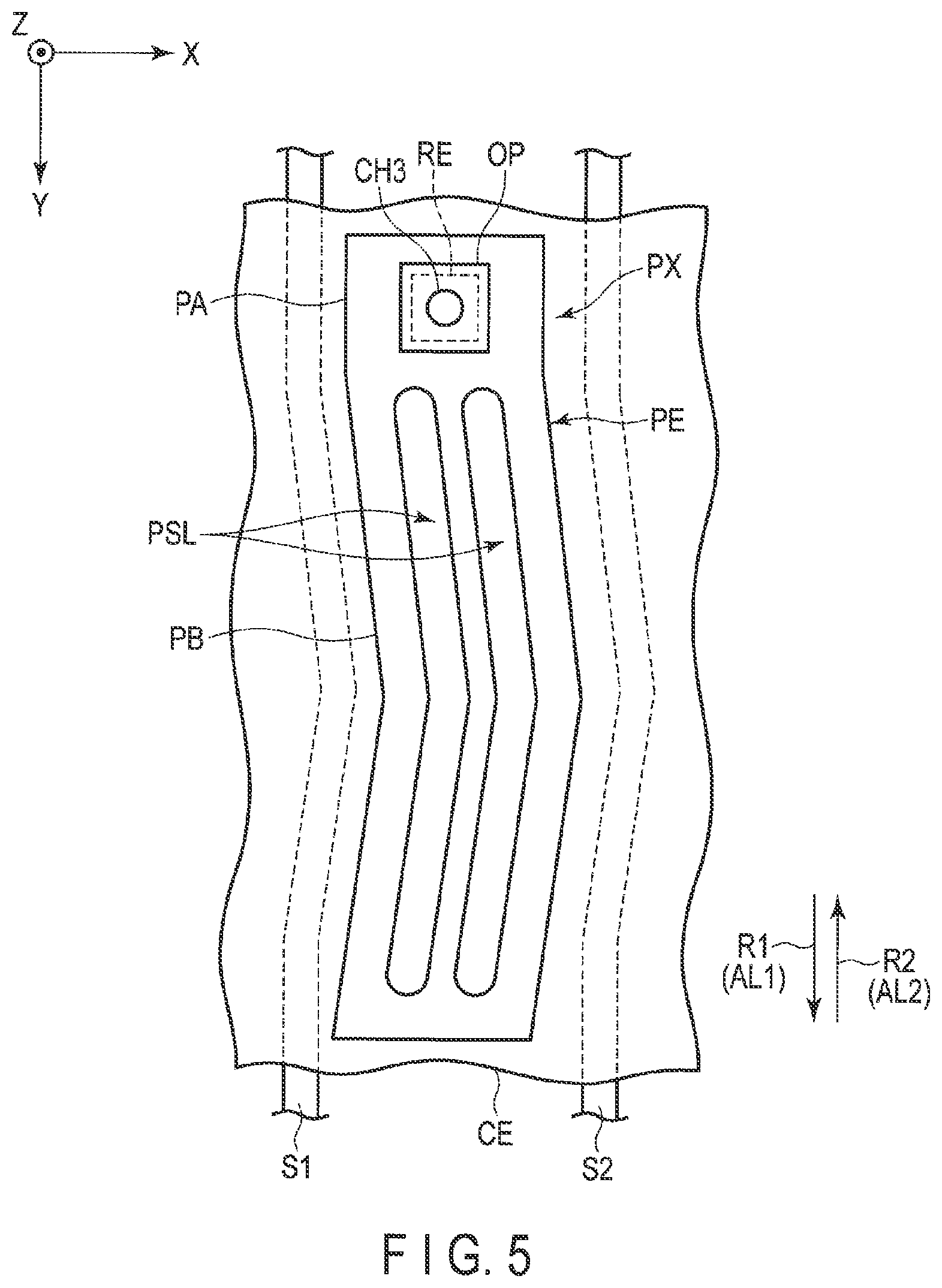 Patent US11784193 Figure 5 – Display device
