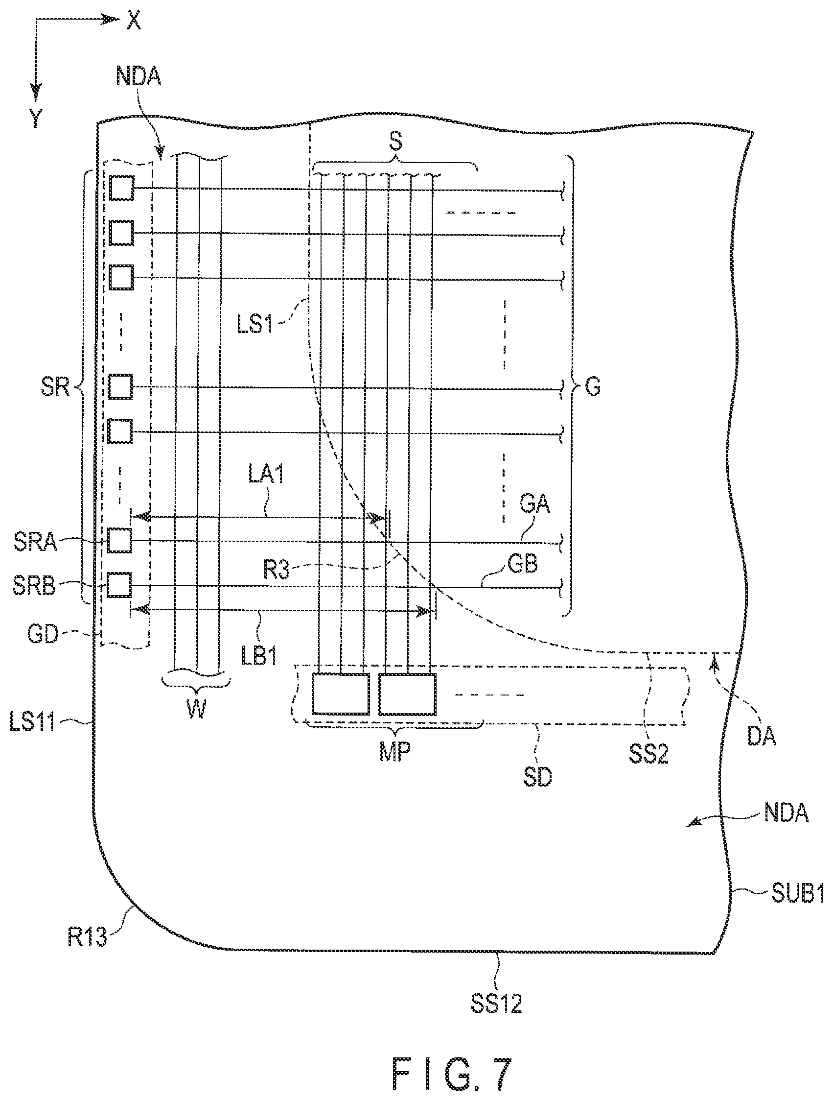 Patent US11784193 Figure 7 – Display device