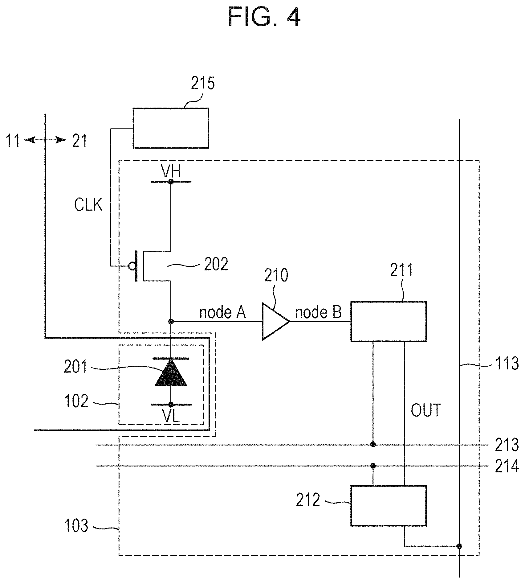 Patent US11784195 Figure 4 – Photoelectric conversion apparatus and photodetection system