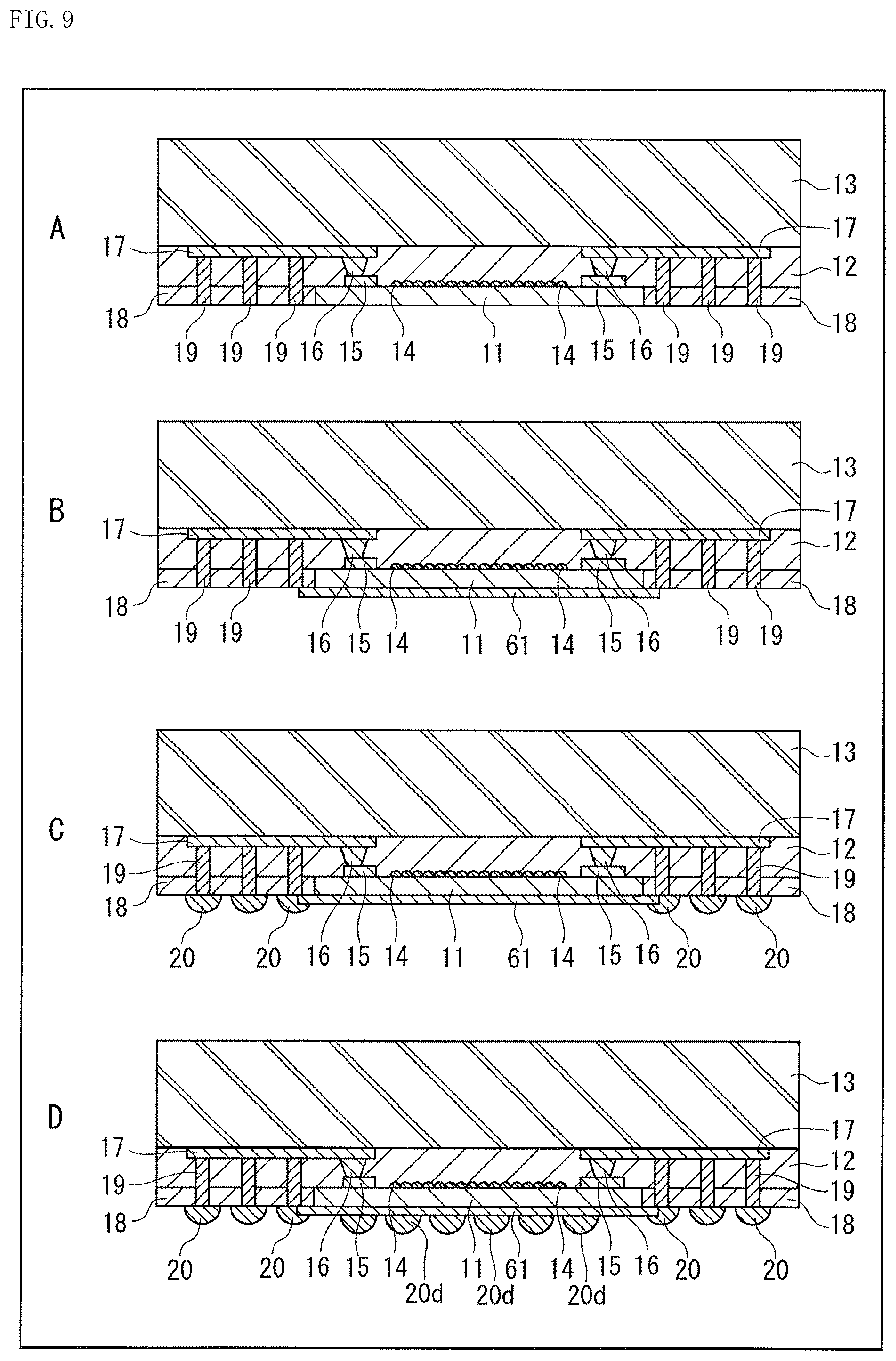 Patent US11784197 Figure 9 – Solid-state imaging unit, method of producing the same, and electronic apparatus