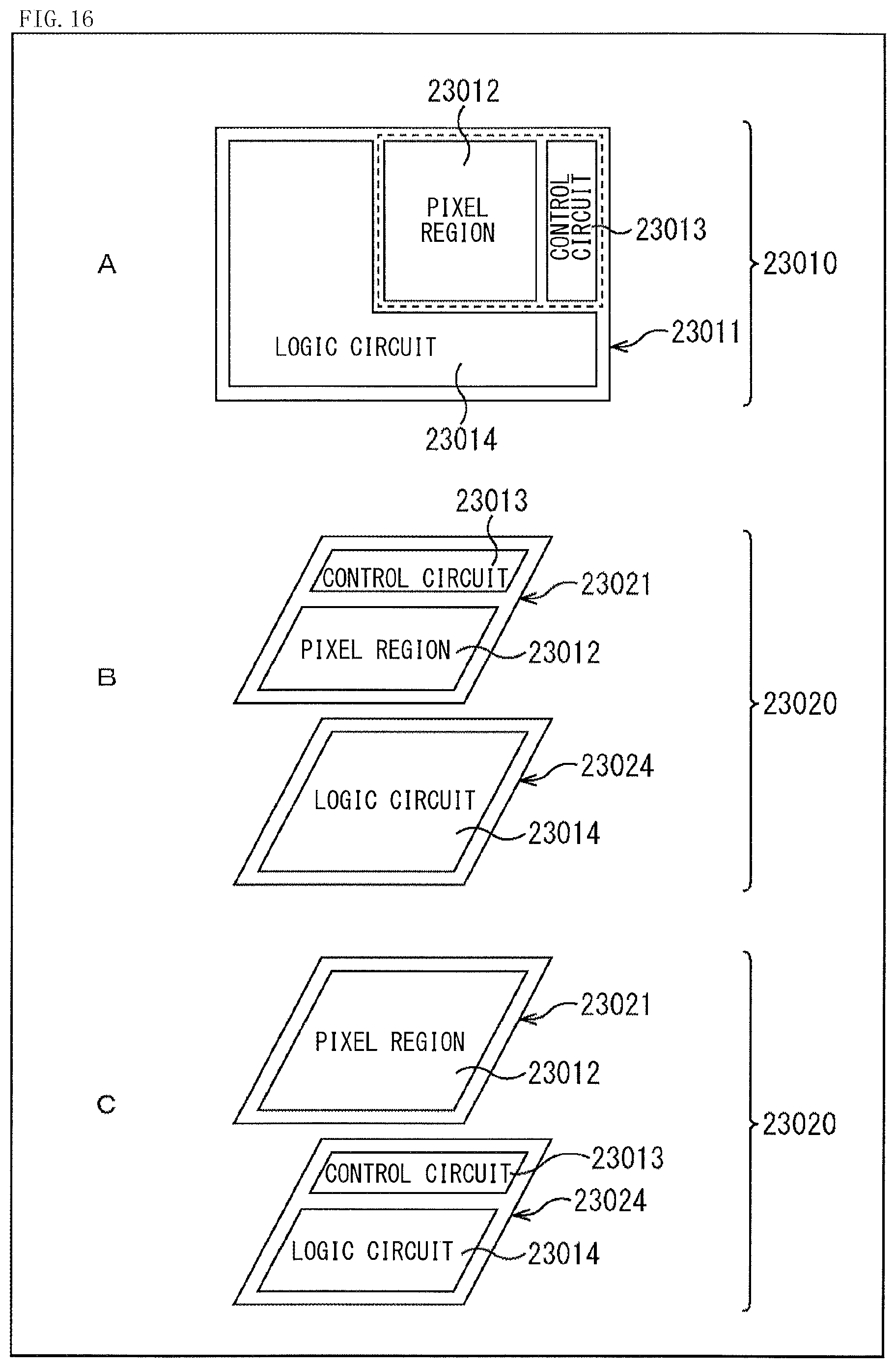 Patent US11784197 Figure 16 – Solid-state imaging unit, method of producing the same, and electronic apparatus
