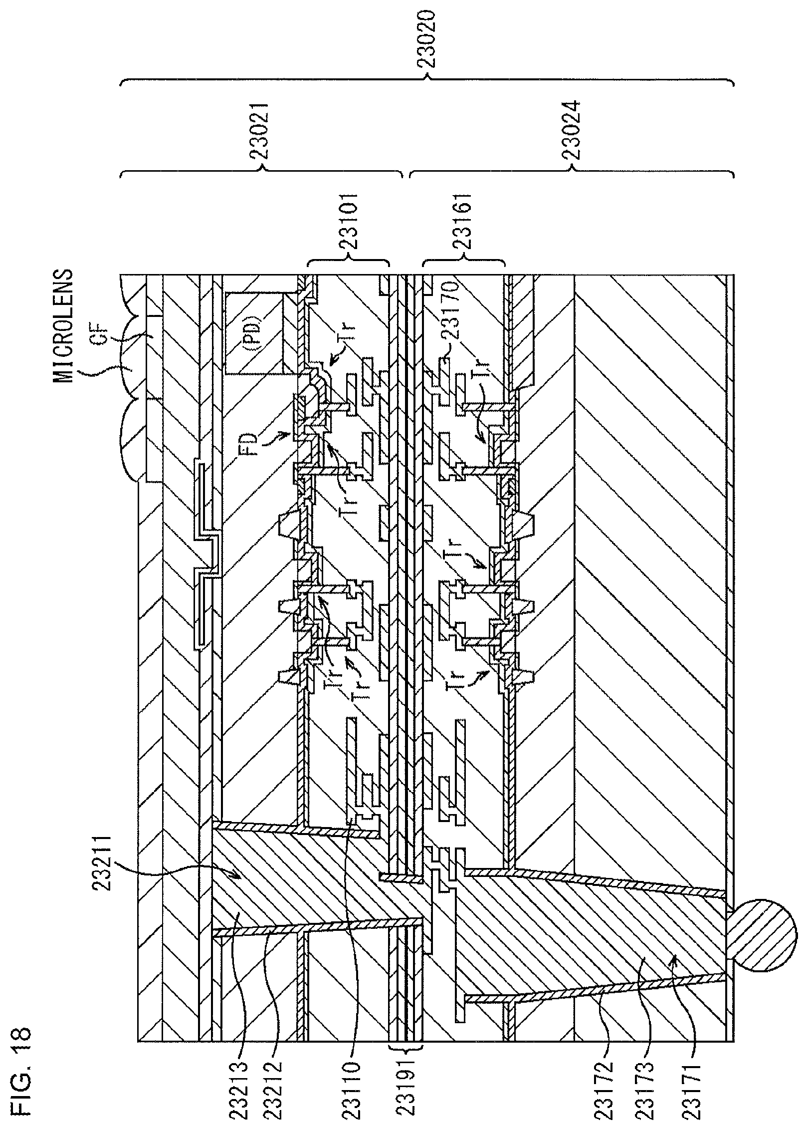 Patent US11784197 Figure 18 – Solid-state imaging unit, method of producing the same, and electronic apparatus