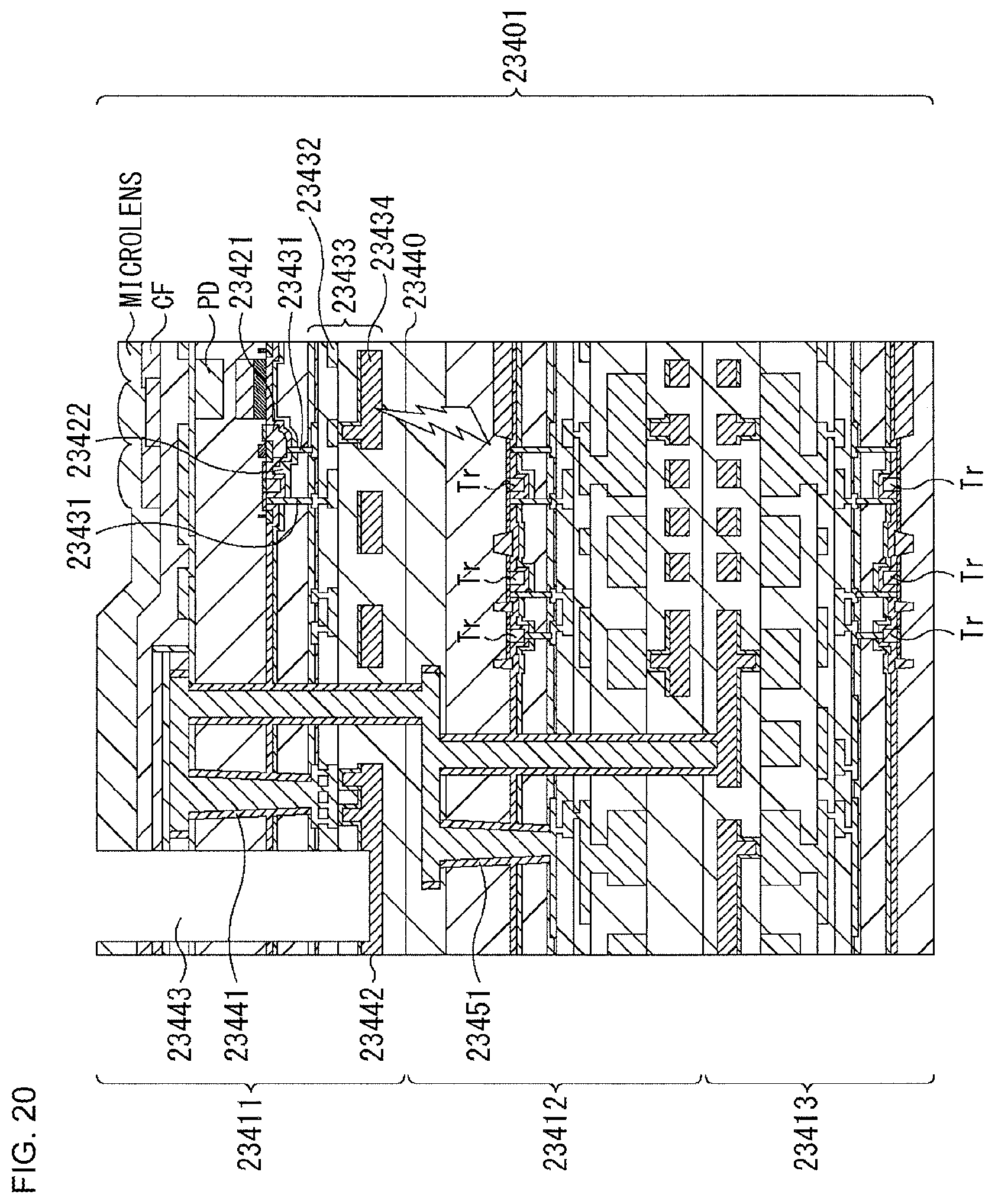 Patent US11784197 Figure 20 – Solid-state imaging unit, method of producing the same, and electronic apparatus