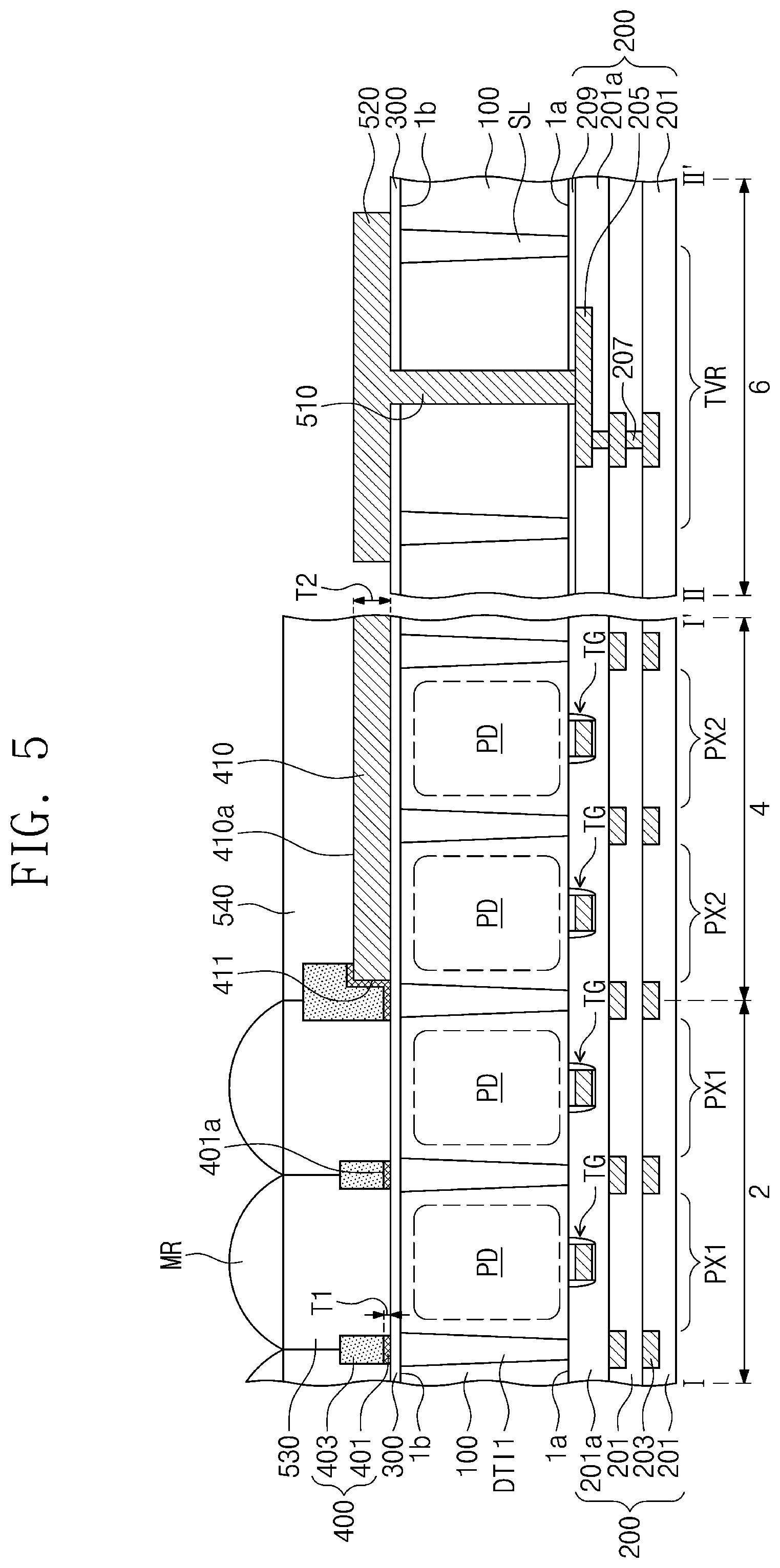 Patent US11784202 Figure 5 – Image sensor