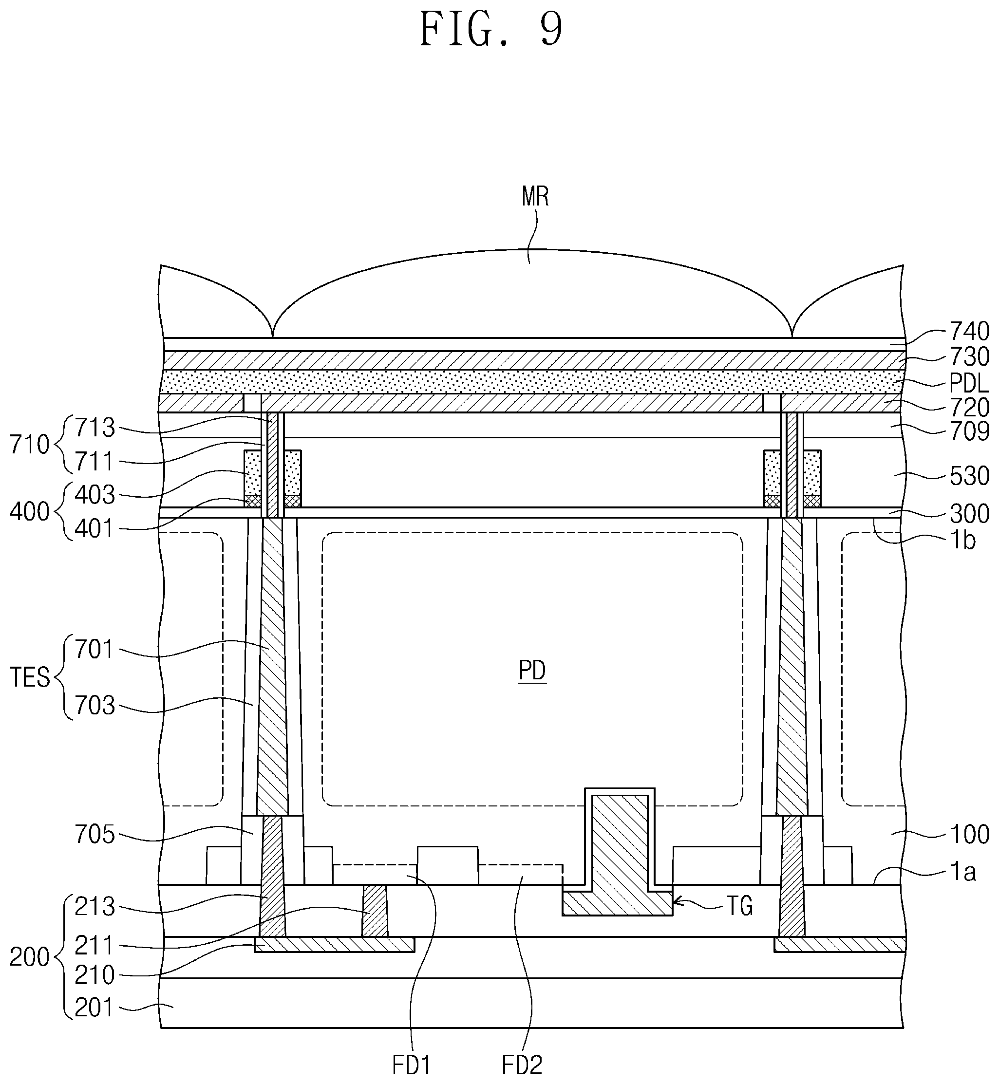 Patent US11784202 Figure 9 – Image sensor