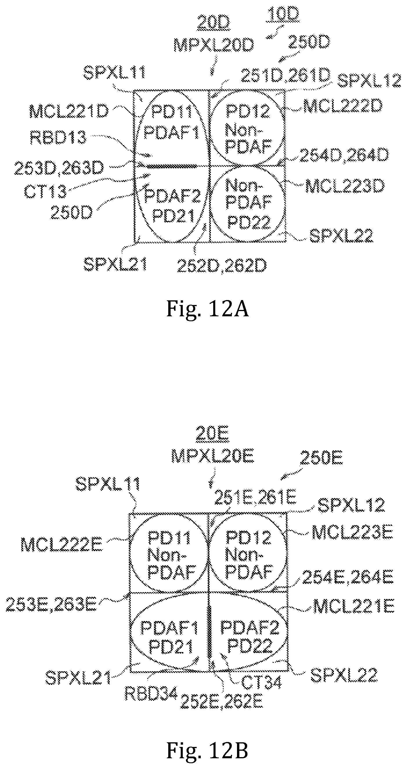 Patent US11784203 Figure 12 – Solid-state imaging device, method for manufacturing solid-state imaging device and electronic apparatus having a multi-pixel having a back side separating part