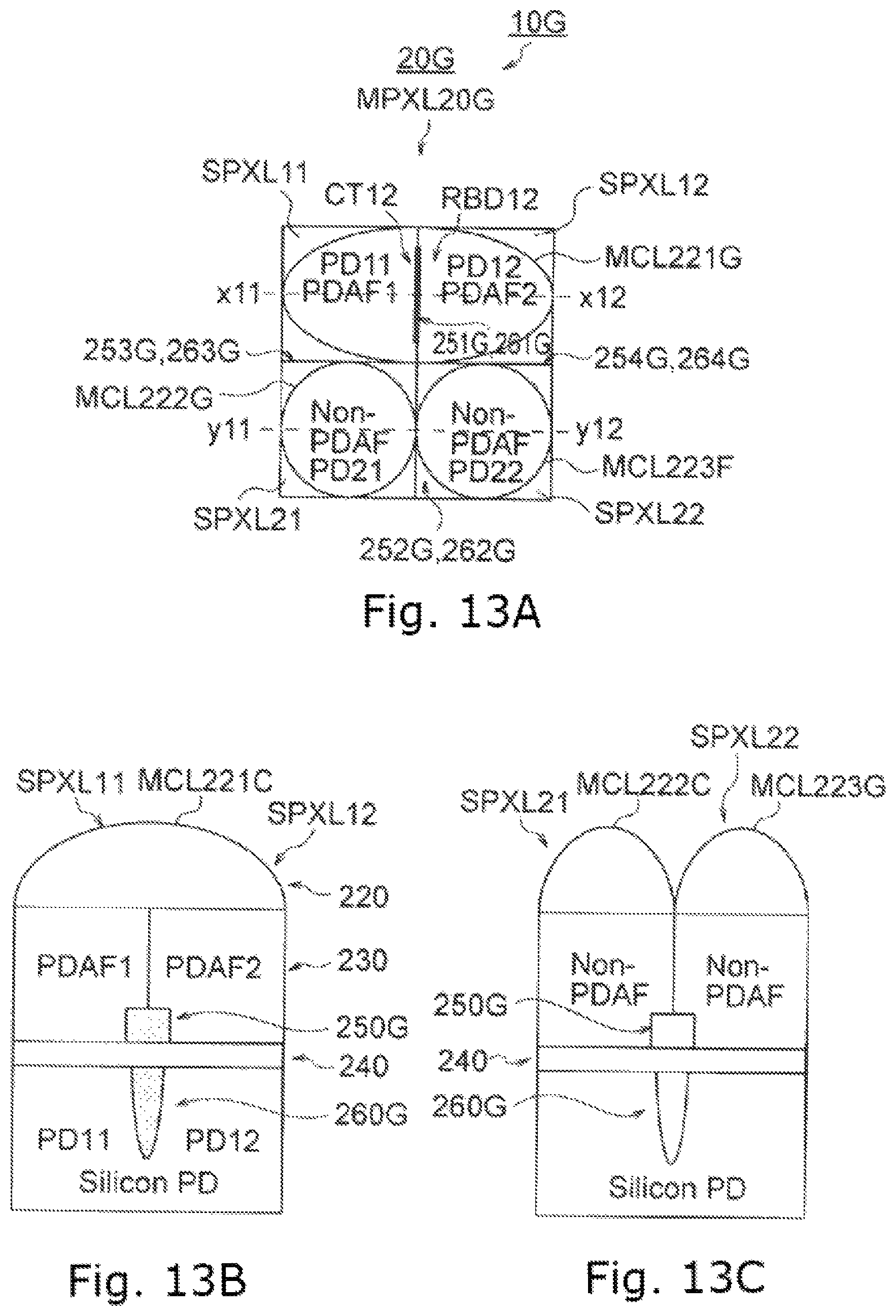 Patent US11784203 Figure 14 – Solid-state imaging device, method for manufacturing solid-state imaging device and electronic apparatus having a multi-pixel having a back side separating part