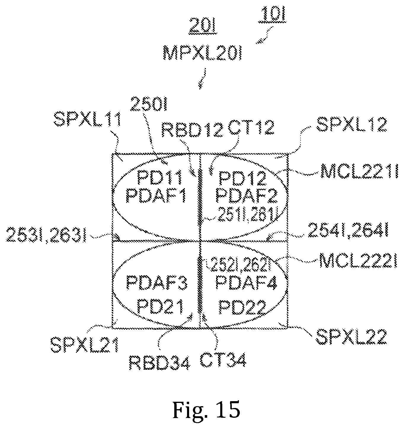 Patent US11784203 Figure 16 – Solid-state imaging device, method for manufacturing solid-state imaging device and electronic apparatus having a multi-pixel having a back side separating part