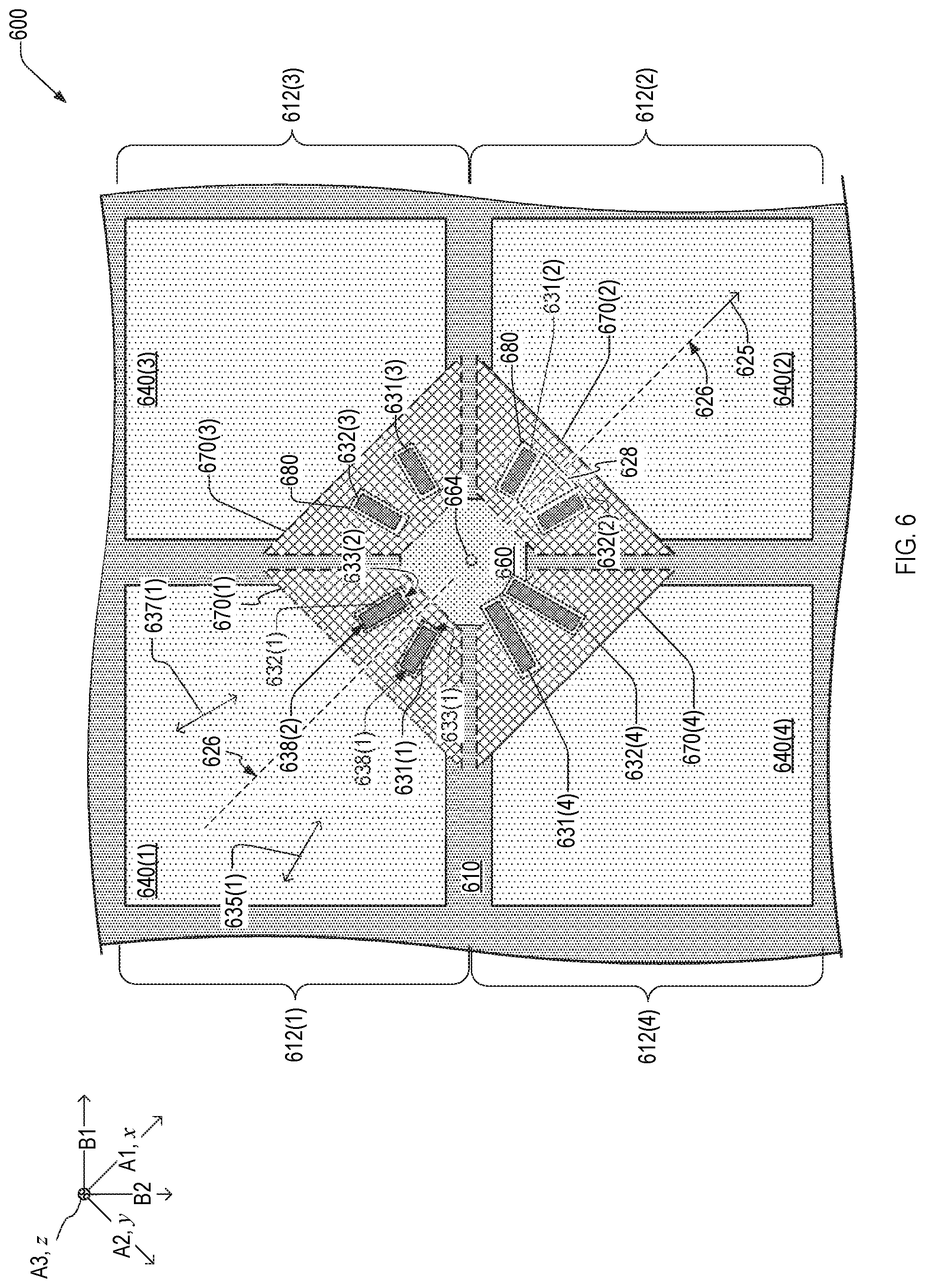 Patent US11784206 Figure 3 – Pixel-array substrate and associated method