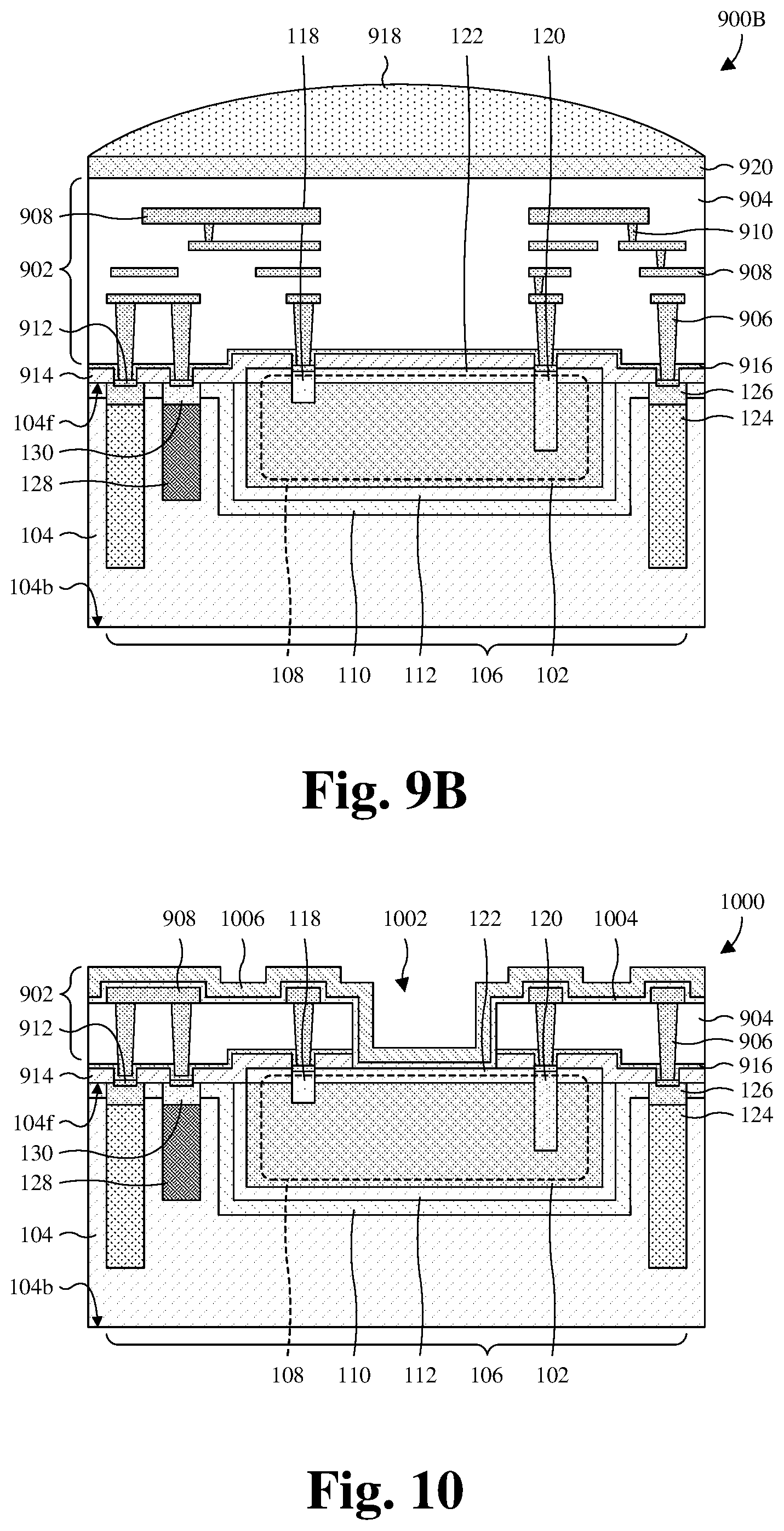 Patent US11784207 Figure 6 – Method for forming an image sensor