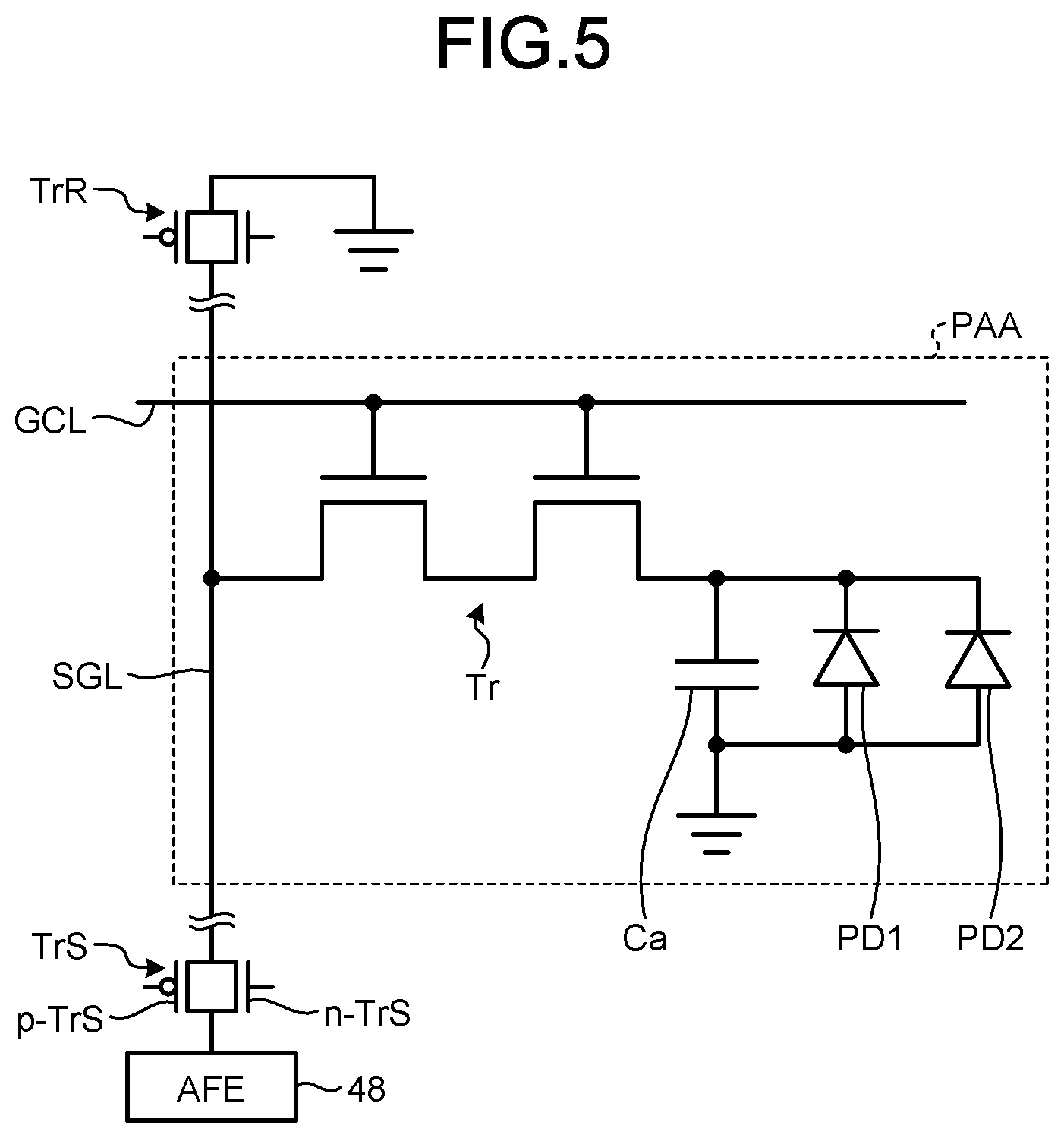 Patent US11784209 Figure 5 – Detection device