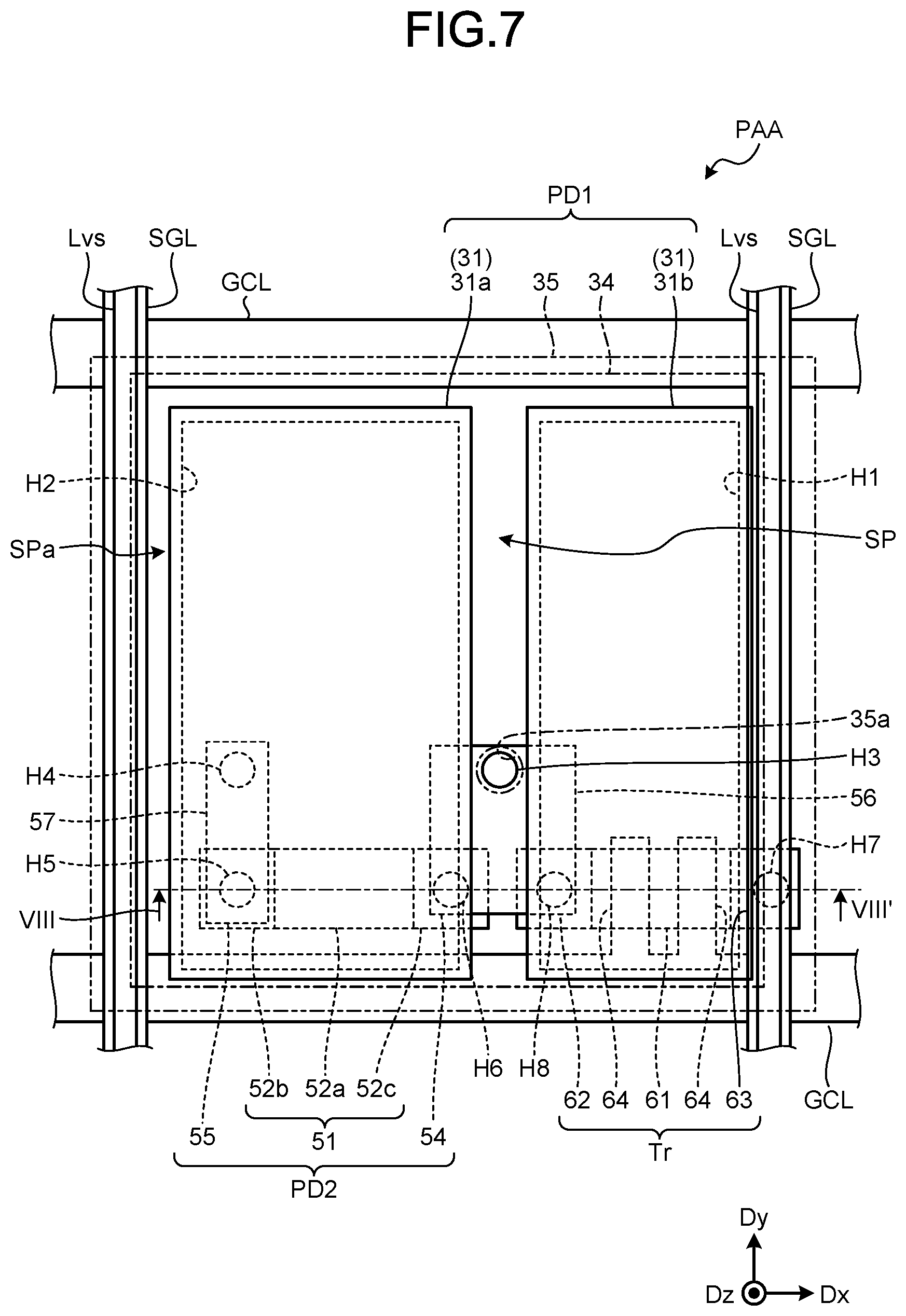 Patent US11784209 Figure 7 – Detection device