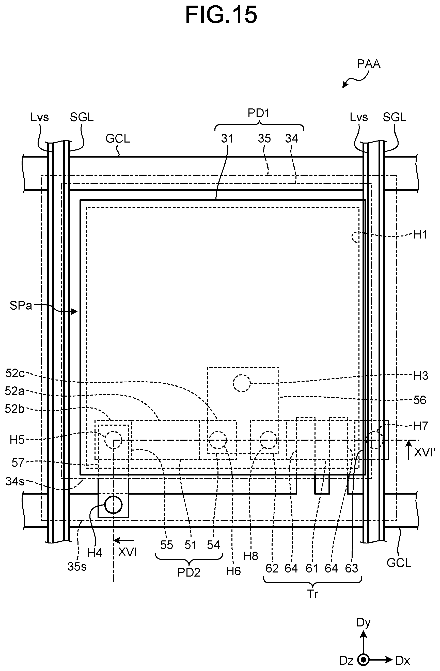 Patent US11784209 Figure 15 – Detection device