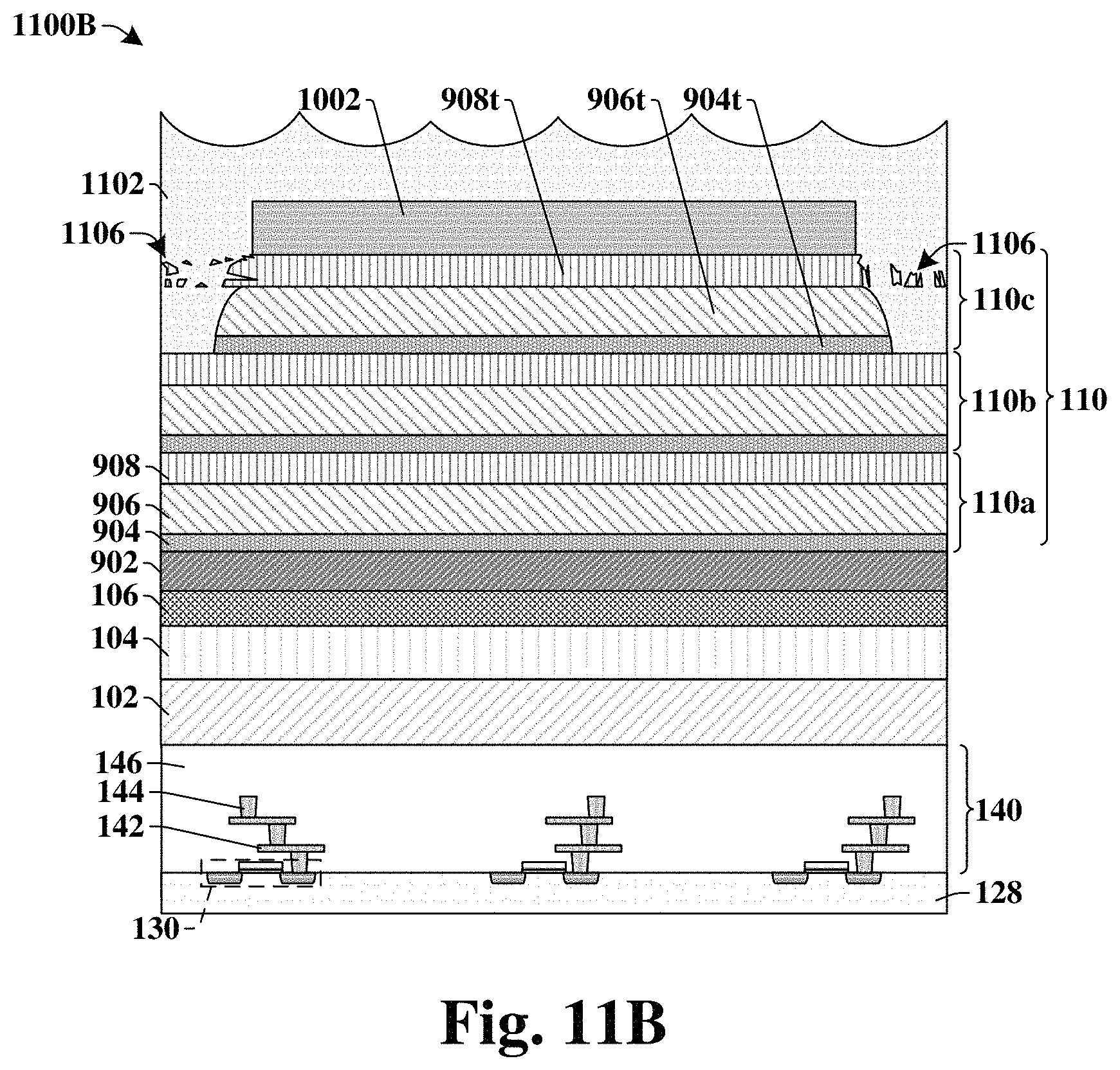 Patent US11784211 Figure 8 – Integrated chip inductor structure