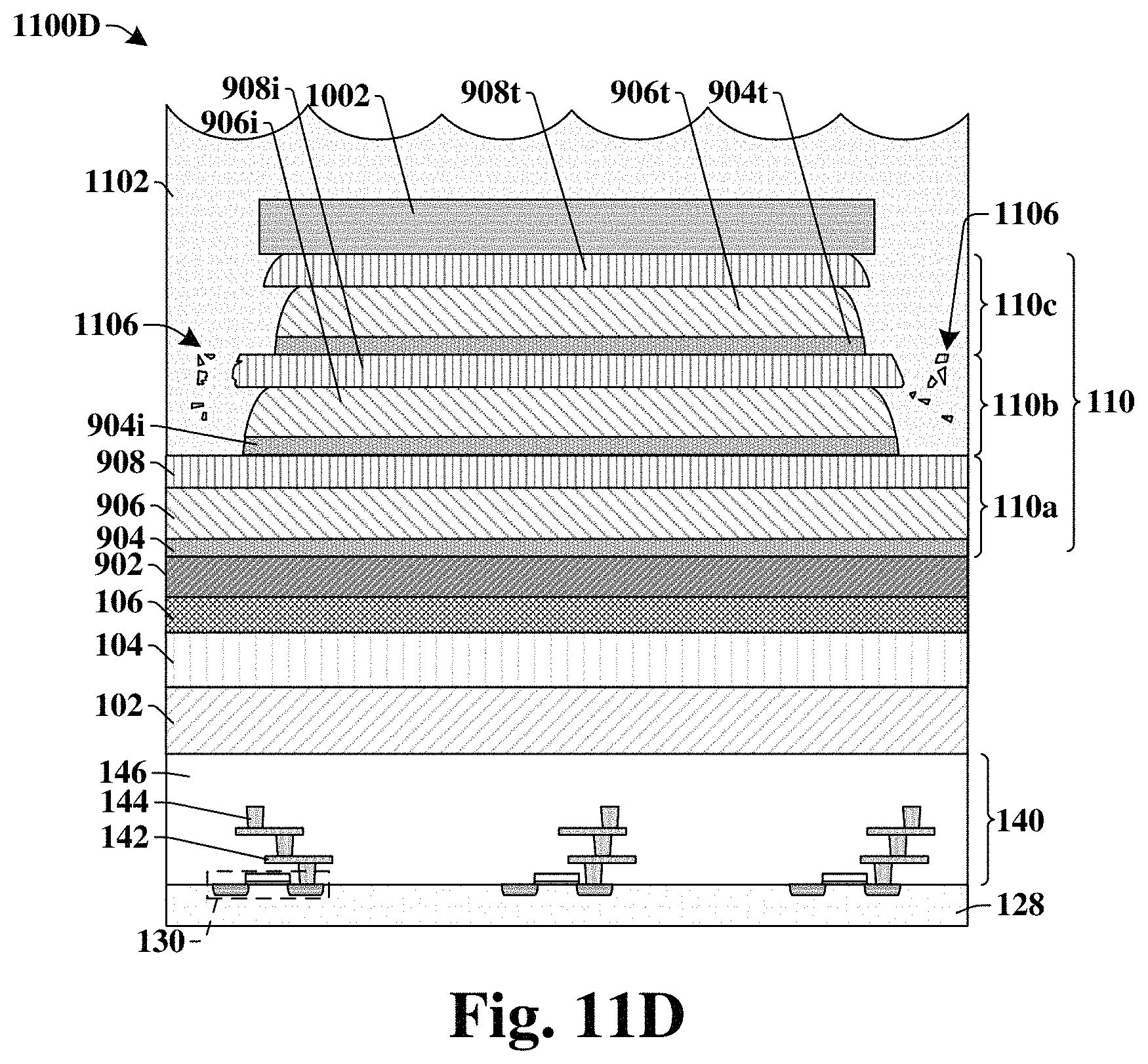 Patent US11784211 Figure 10 – Integrated chip inductor structure