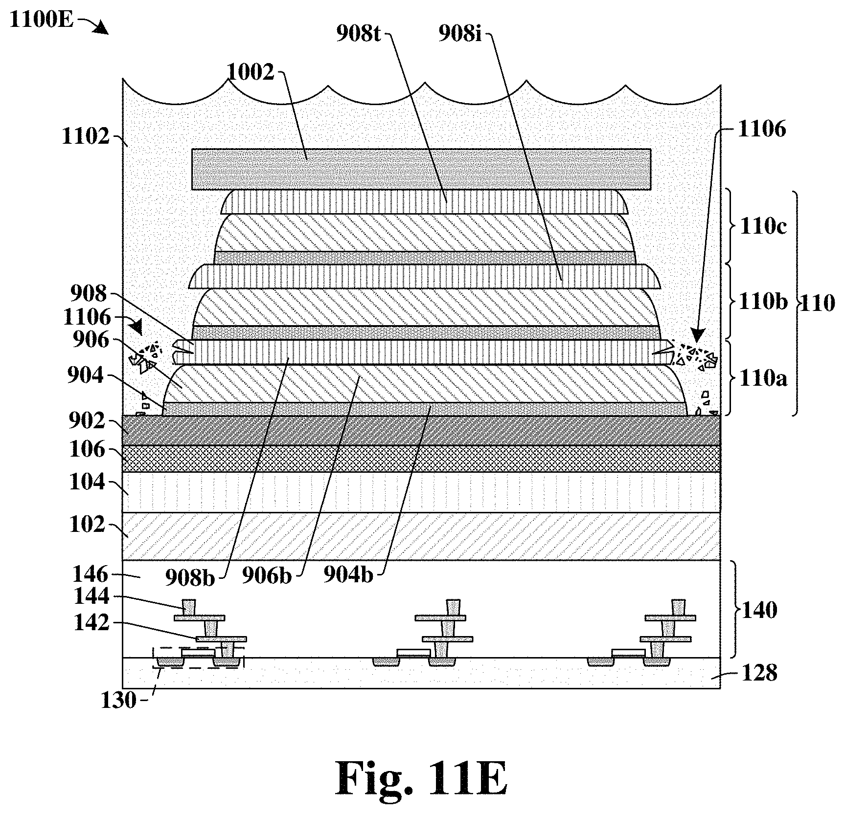 Patent US11784211 Figure 11 – Integrated chip inductor structure