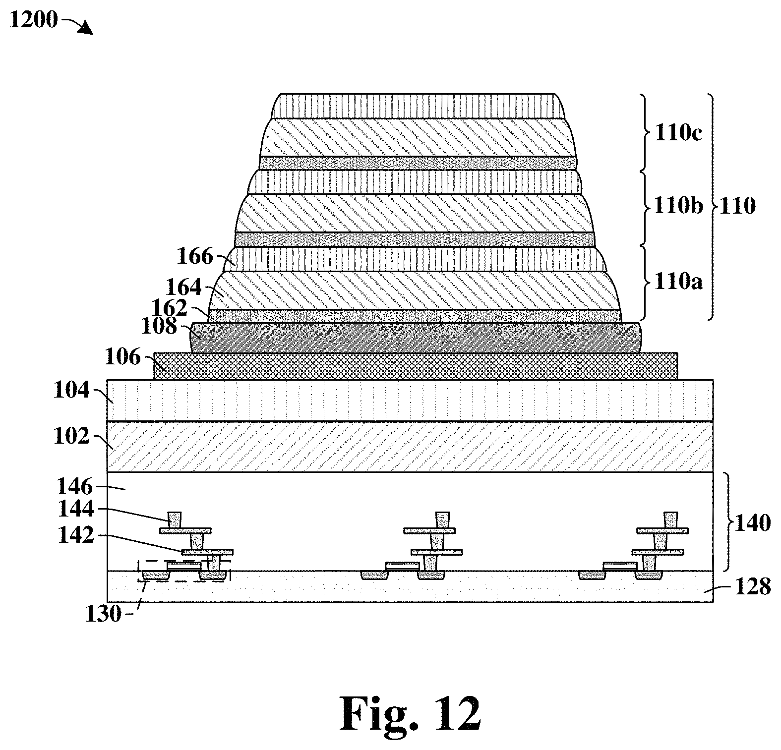 Patent US11784211 Figure 14 – Integrated chip inductor structure