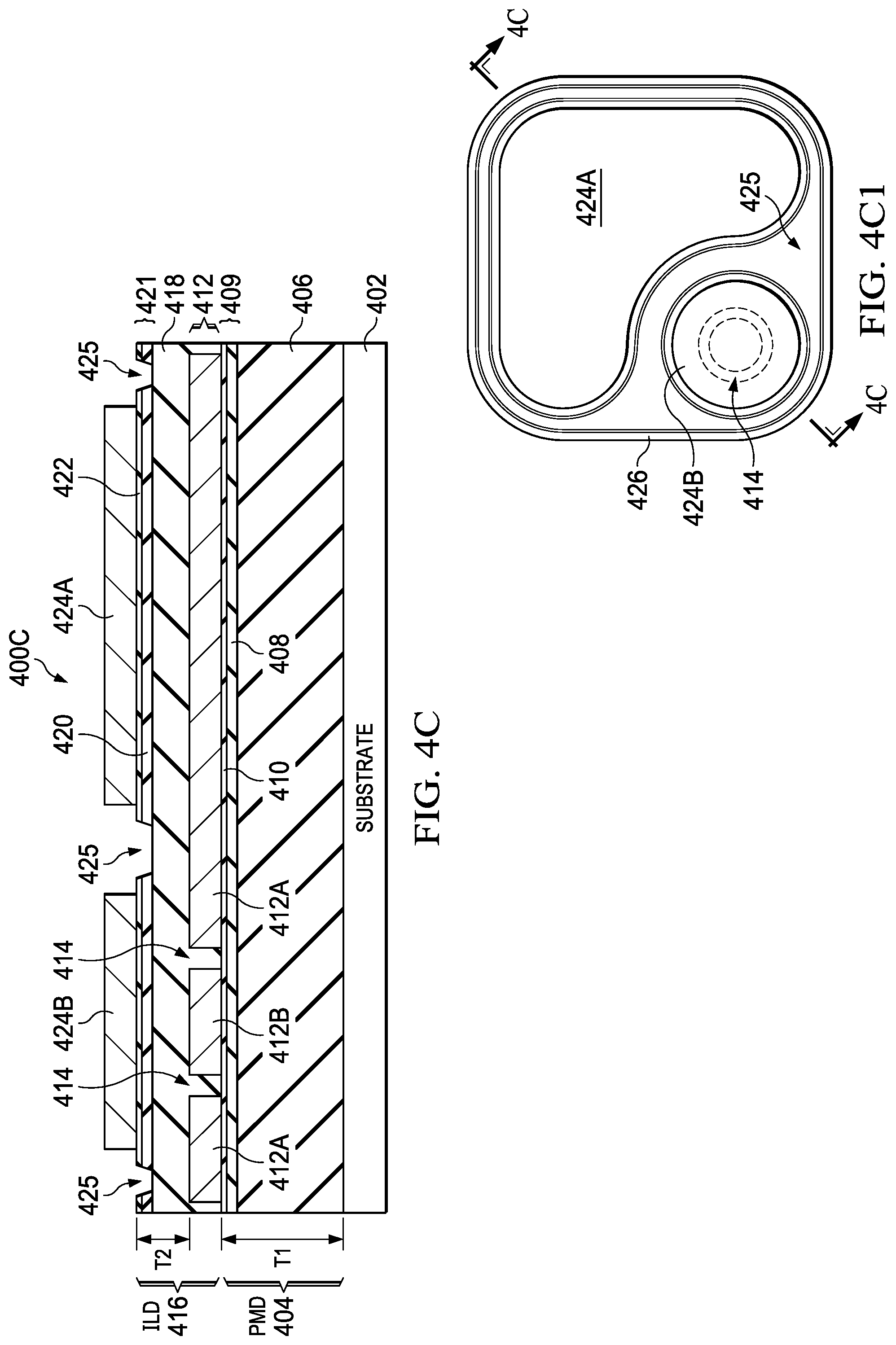 Patent US11784212 Figure 6 – Standalone high voltage galvanic isolation capacitors