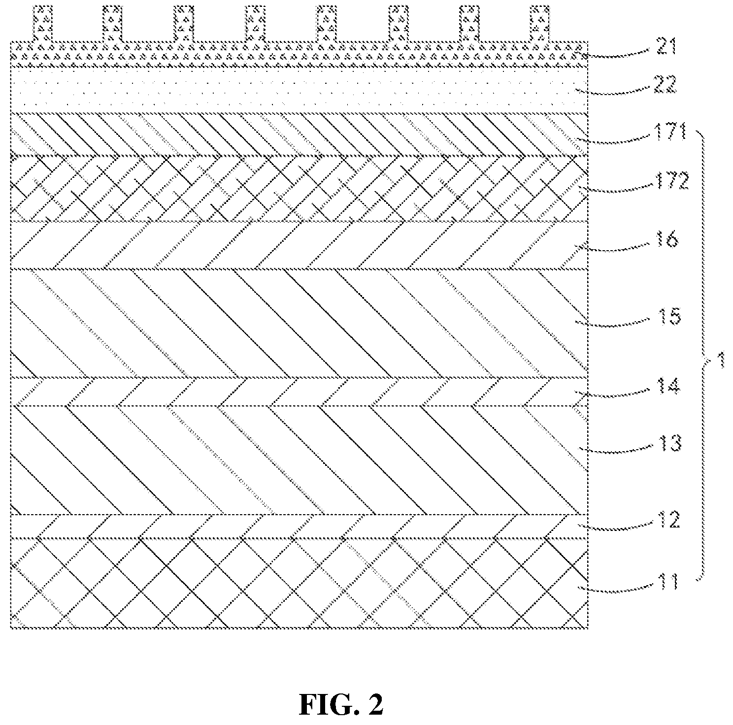 Patent US11784216 Figure 2 – Manufacturing method of capacitive structure, and capacitor