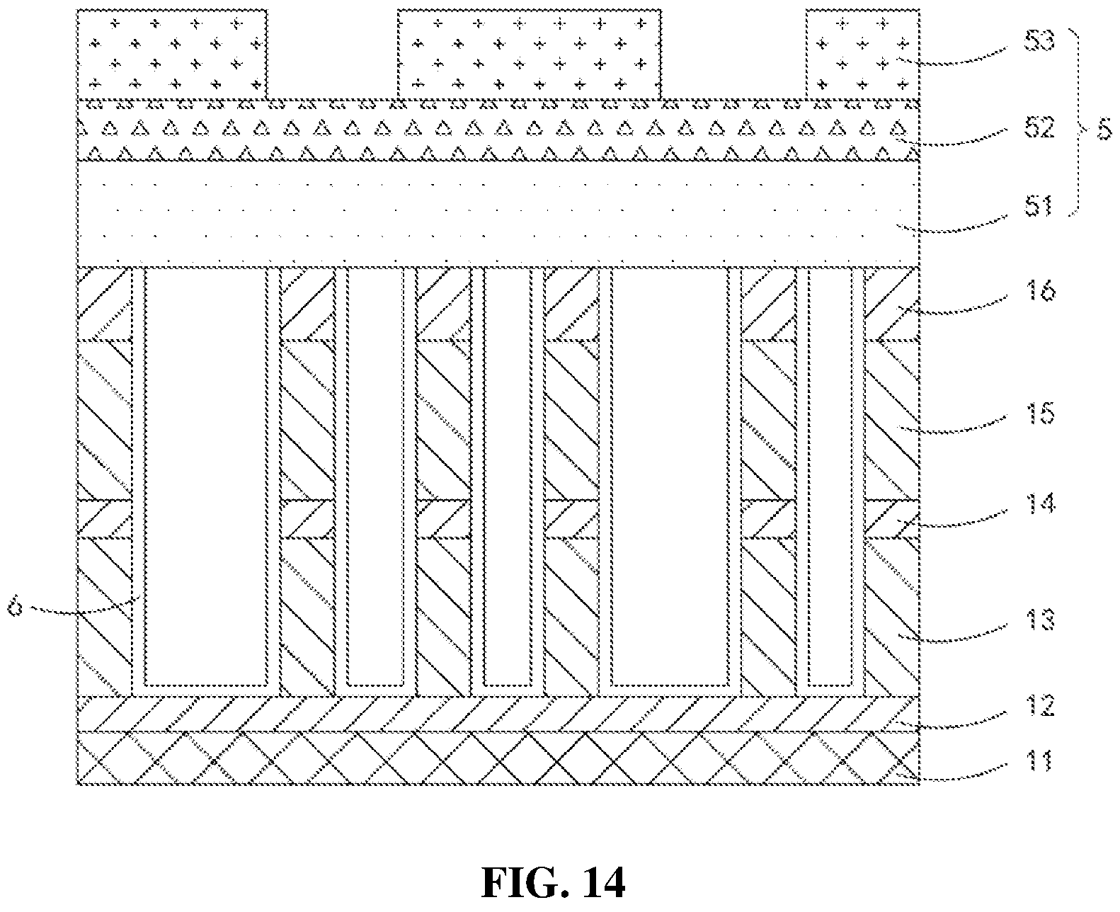 Patent US11784216 Figure 14 – Manufacturing method of capacitive structure, and capacitor