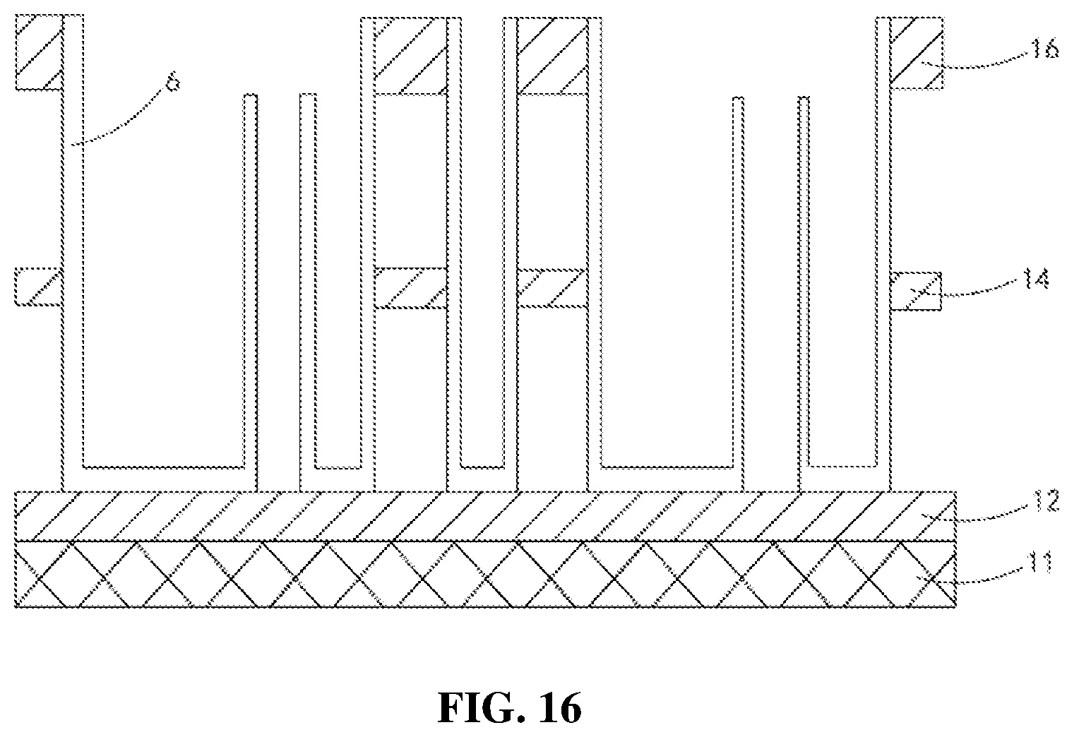 Patent US11784216 Figure 16 – Manufacturing method of capacitive structure, and capacitor