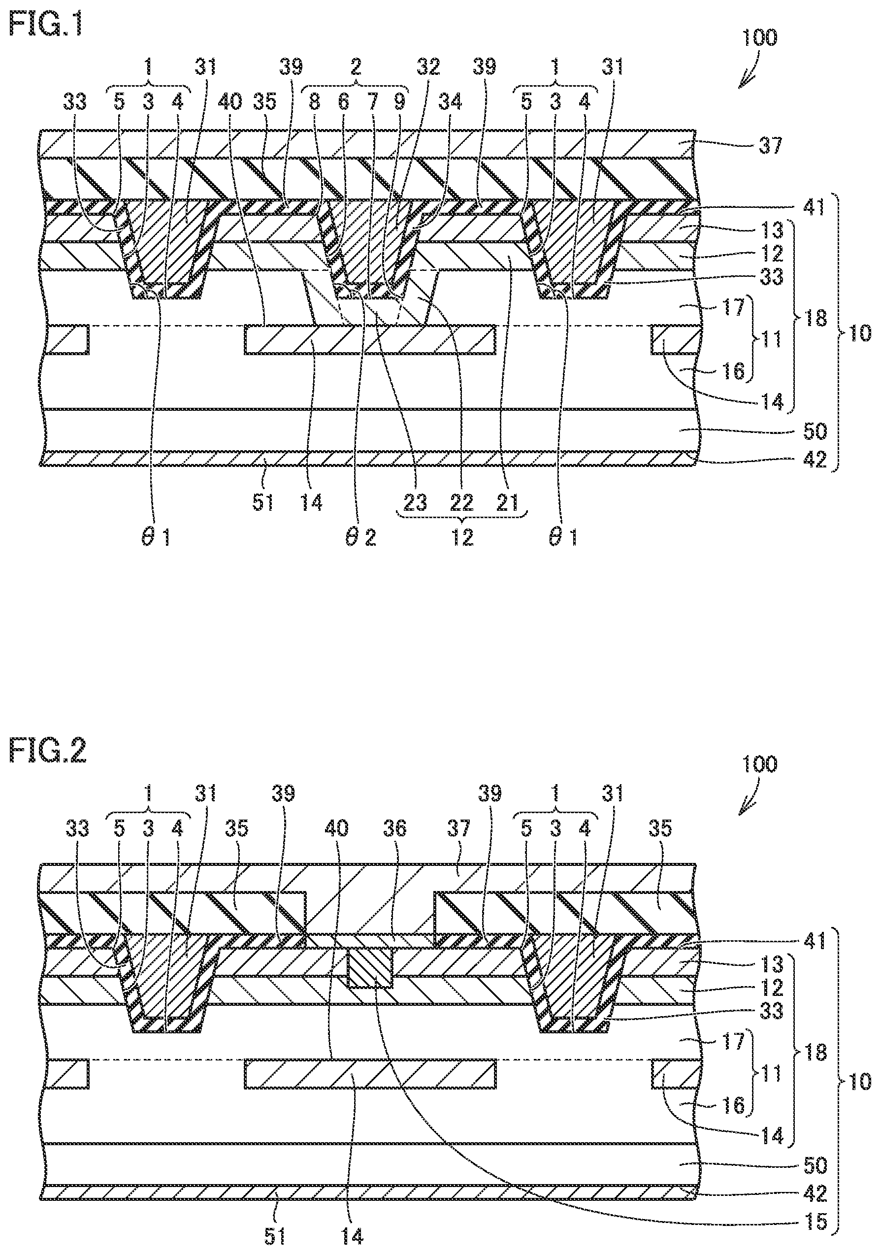 Patent US11784217 Figure 1 – Silicon carbide semiconductor device
