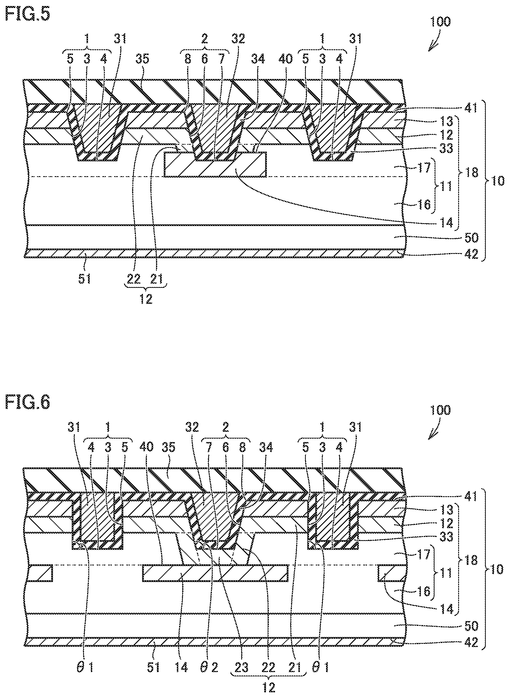 Patent US11784217 Figure 4 – Silicon carbide semiconductor device