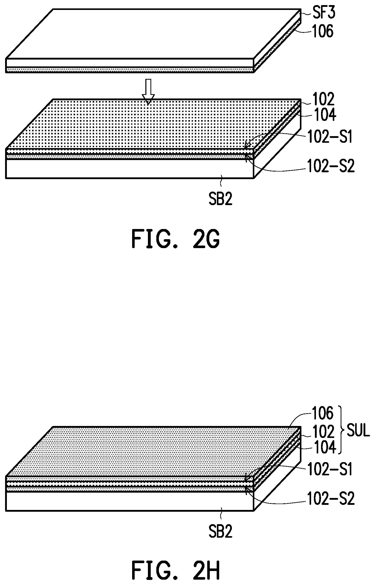 Patent US11784225 Figure 8 – Semiconductor structure, method of forming stacked unit layers and method of forming stacked two-dimensional material layers