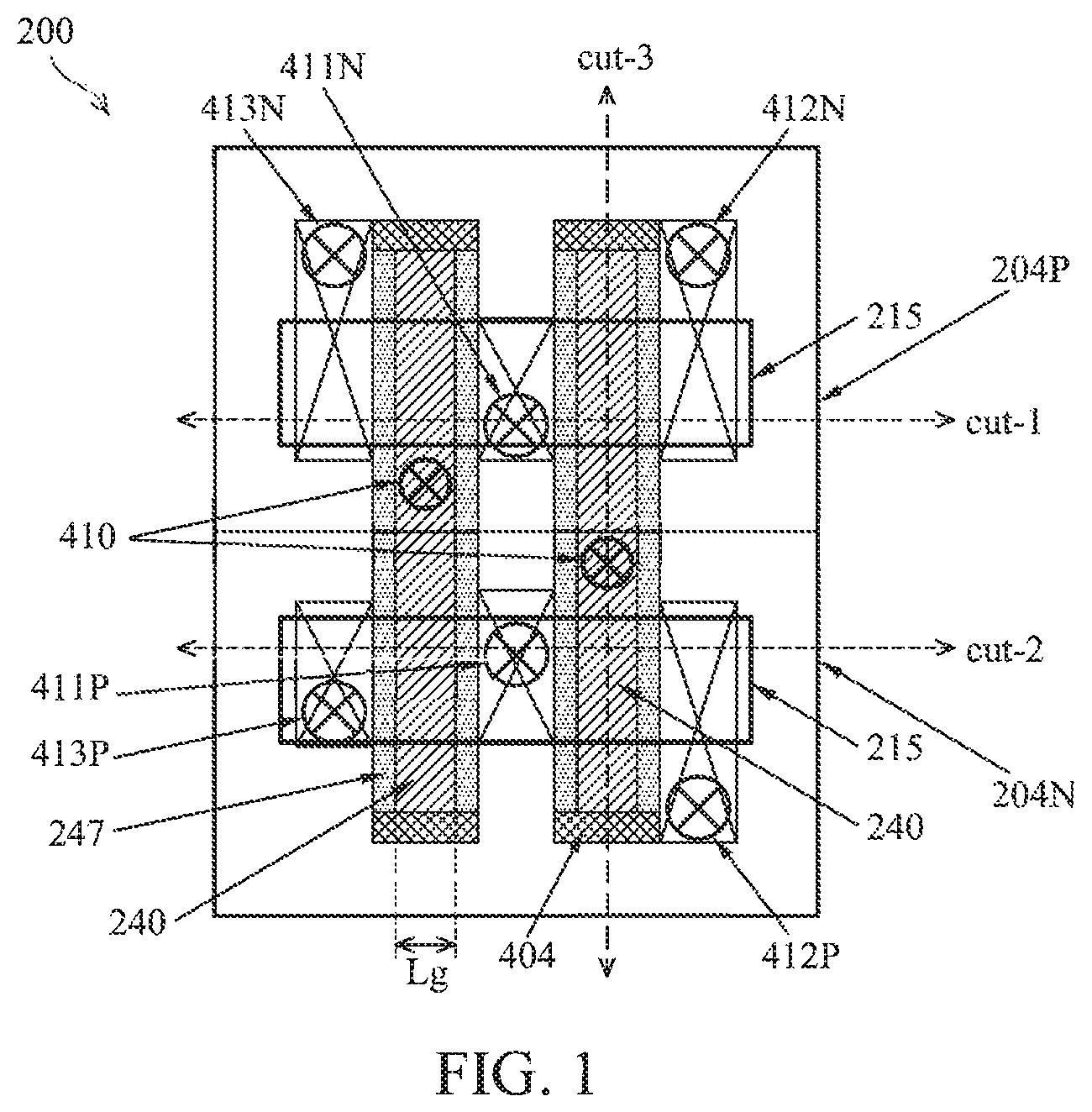 Patent US11784226 Figure 1 – Semiconductor gate-all-around device having an anti-punch-through (APT) layer including carbon