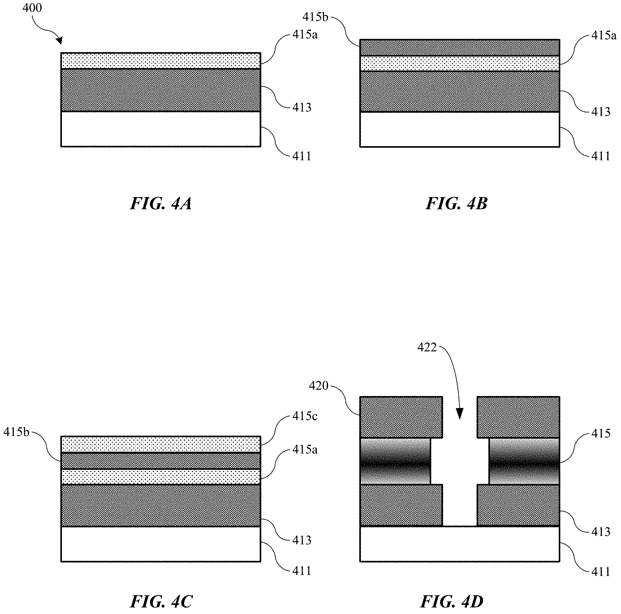 Patent US11784229 Figure 5 – Profile shaping for control gate recesses