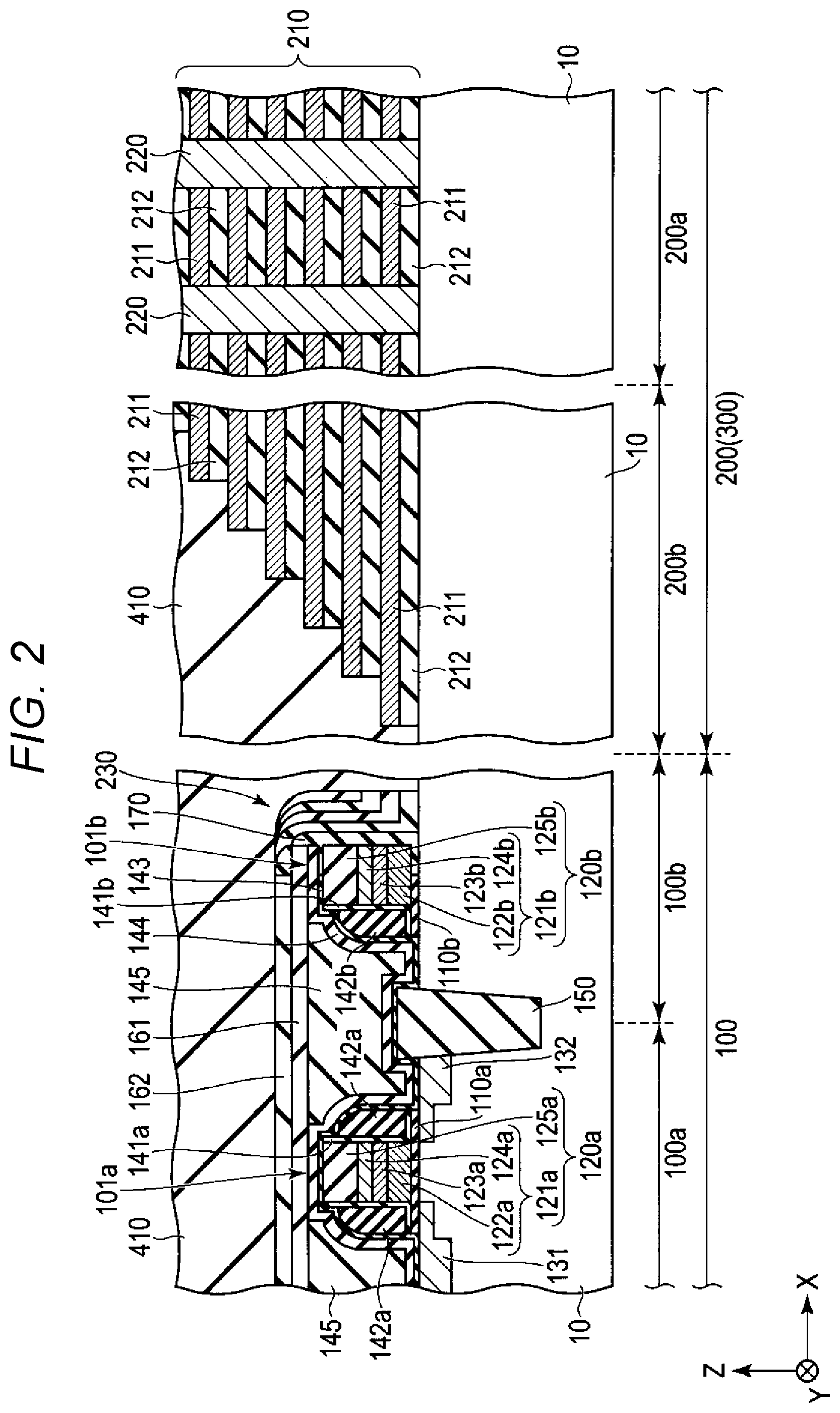 Patent US11784231 Figure 2 – Semiconductor device with dummy gates in peripheral region