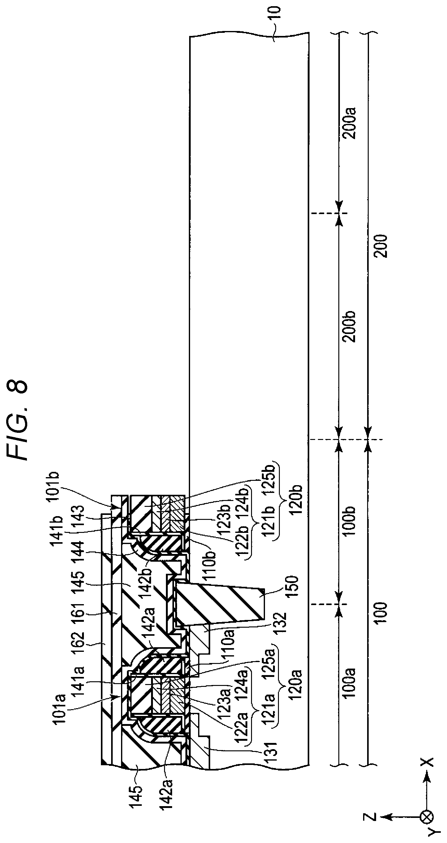 Patent US11784231 Figure 9 – Semiconductor device with dummy gates in peripheral region